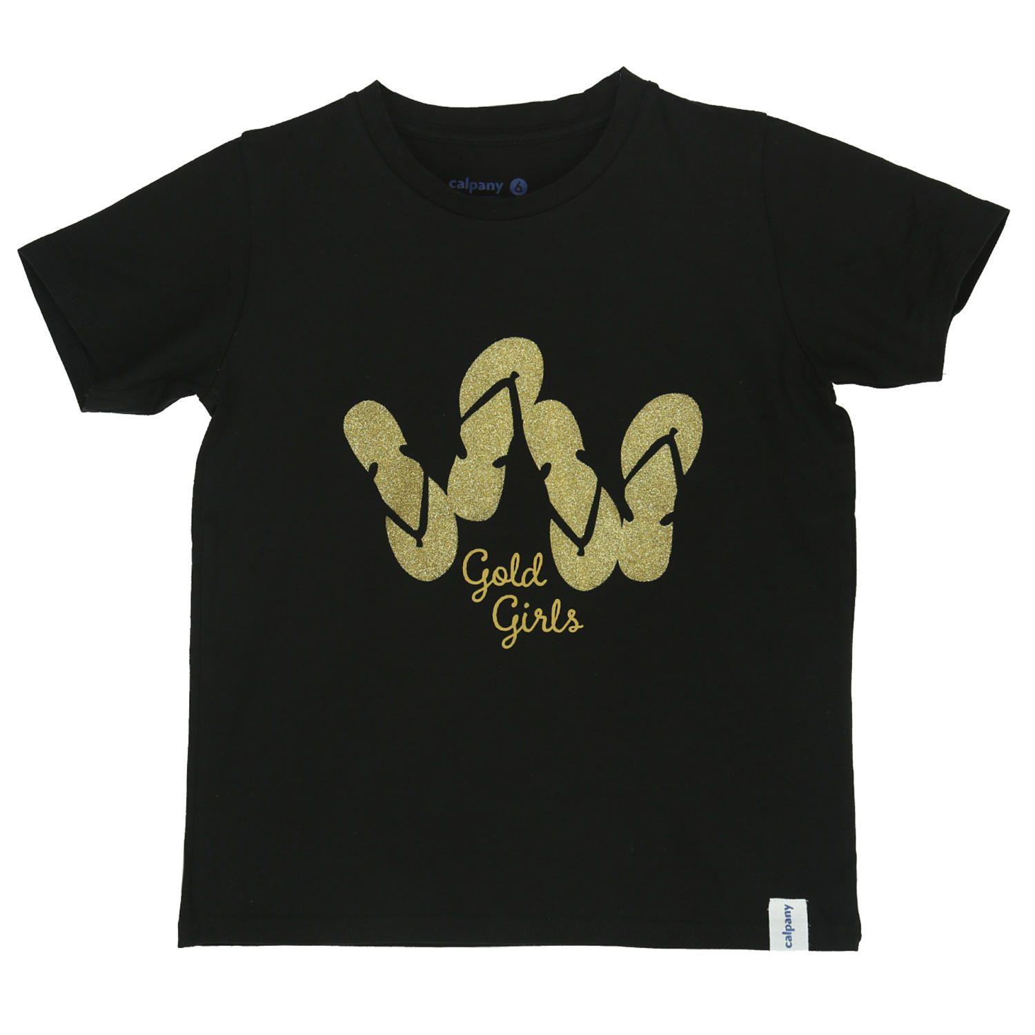 Polera M/C Niña Flip Flop Negro-0