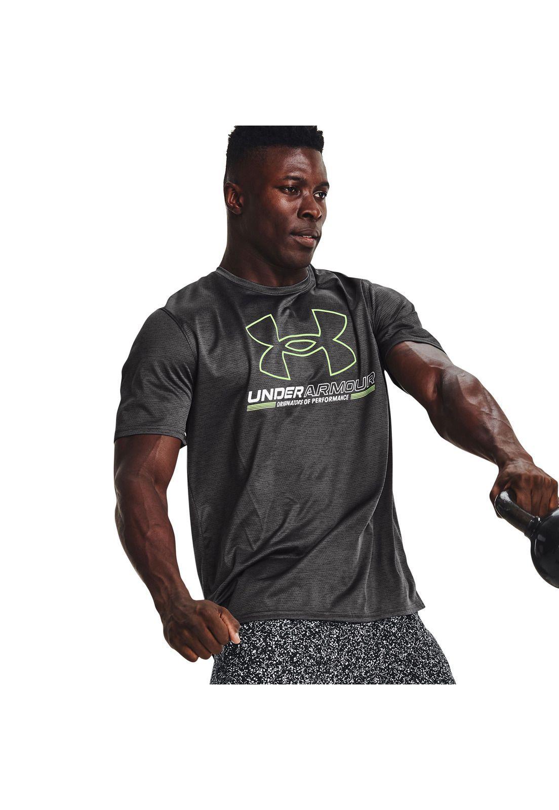 Polera Hombre Training Vent Graphic Gris-2
