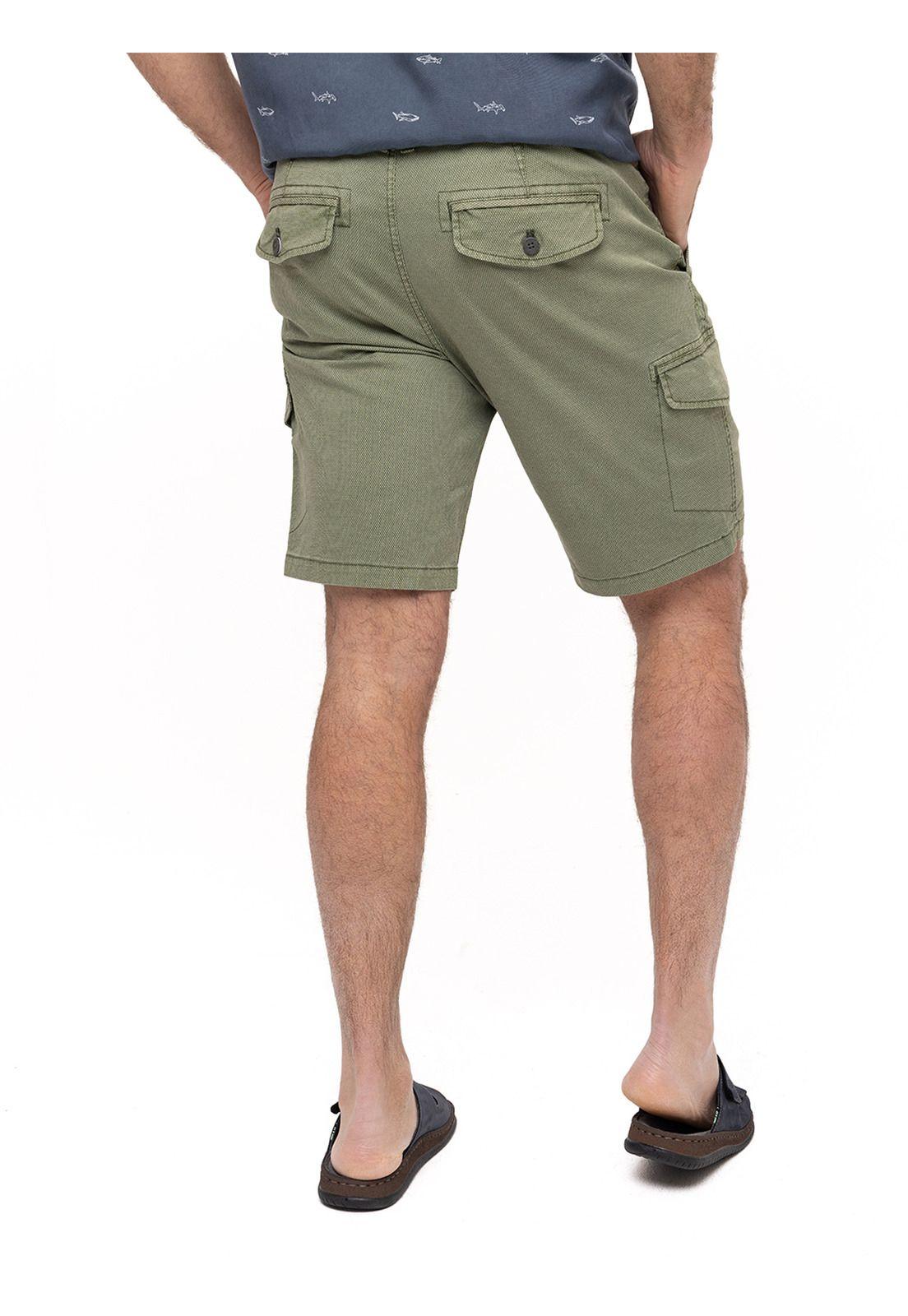 Short Natural Flex Kuna Verde Oscuro Hombre-4