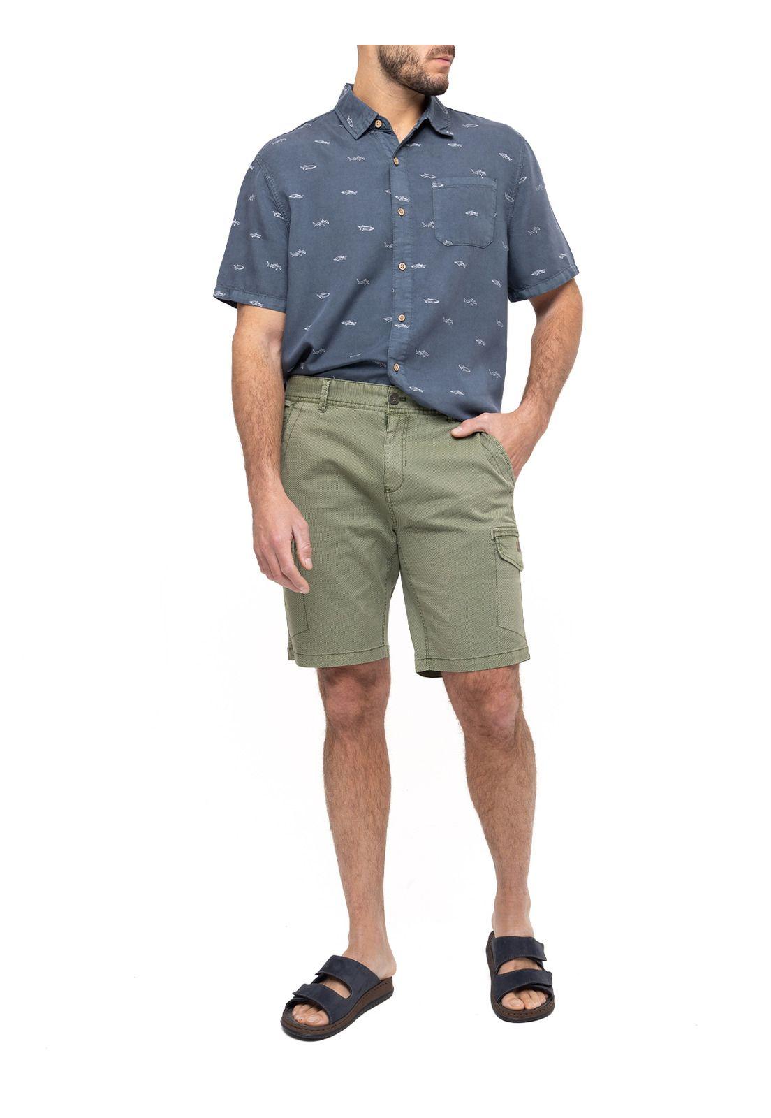 Short Natural Flex Kuna Verde Oscuro Hombre-5