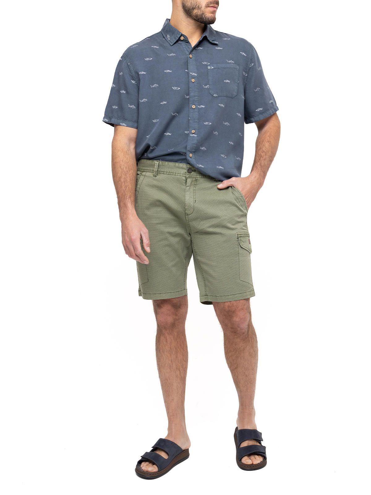 Short Natural Flex Kuna Verde Oscuro Hombre-5