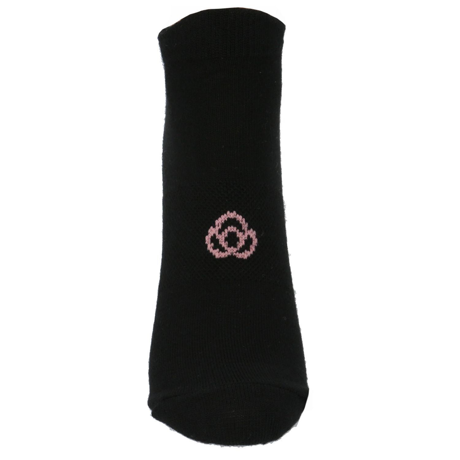 Pack 3 Calcetines Mujer Low Cut Cata Negro-2