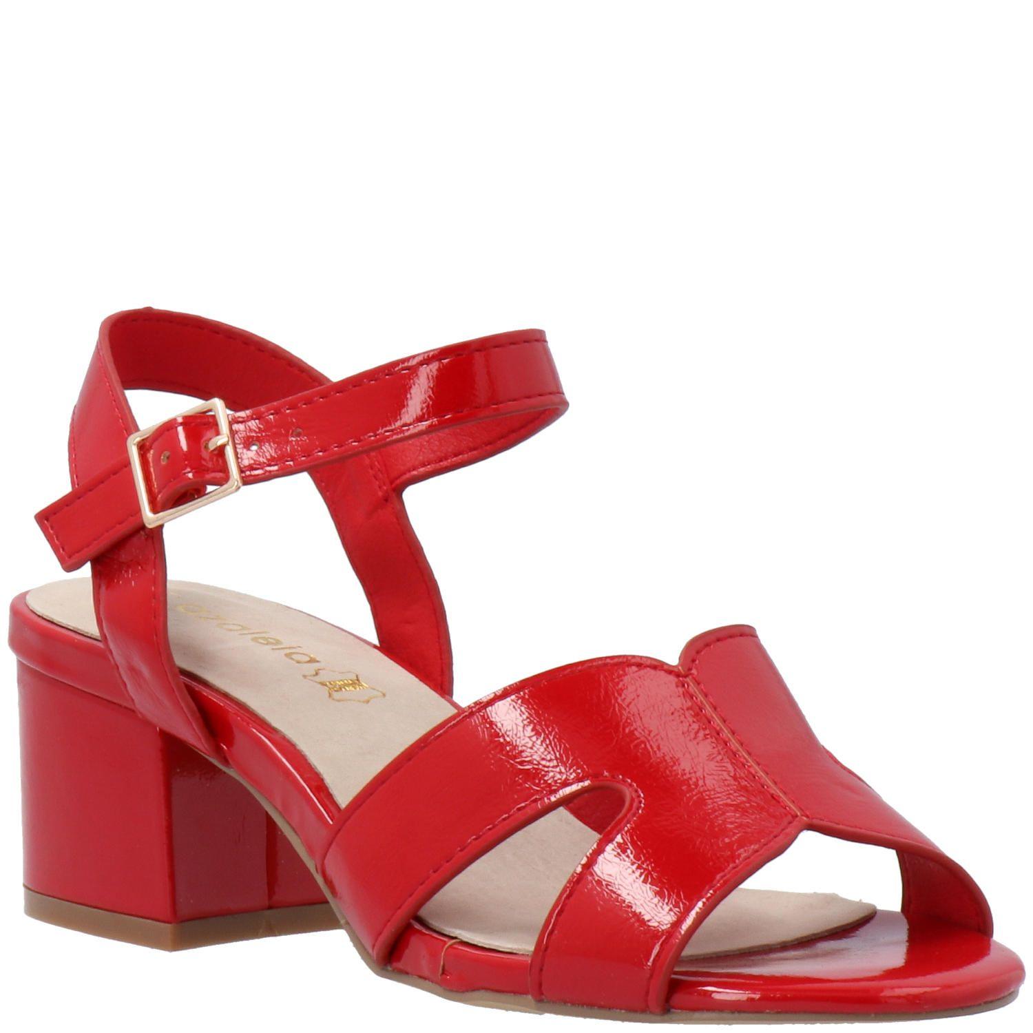 Sandalia Mujer Parker Rojo-0