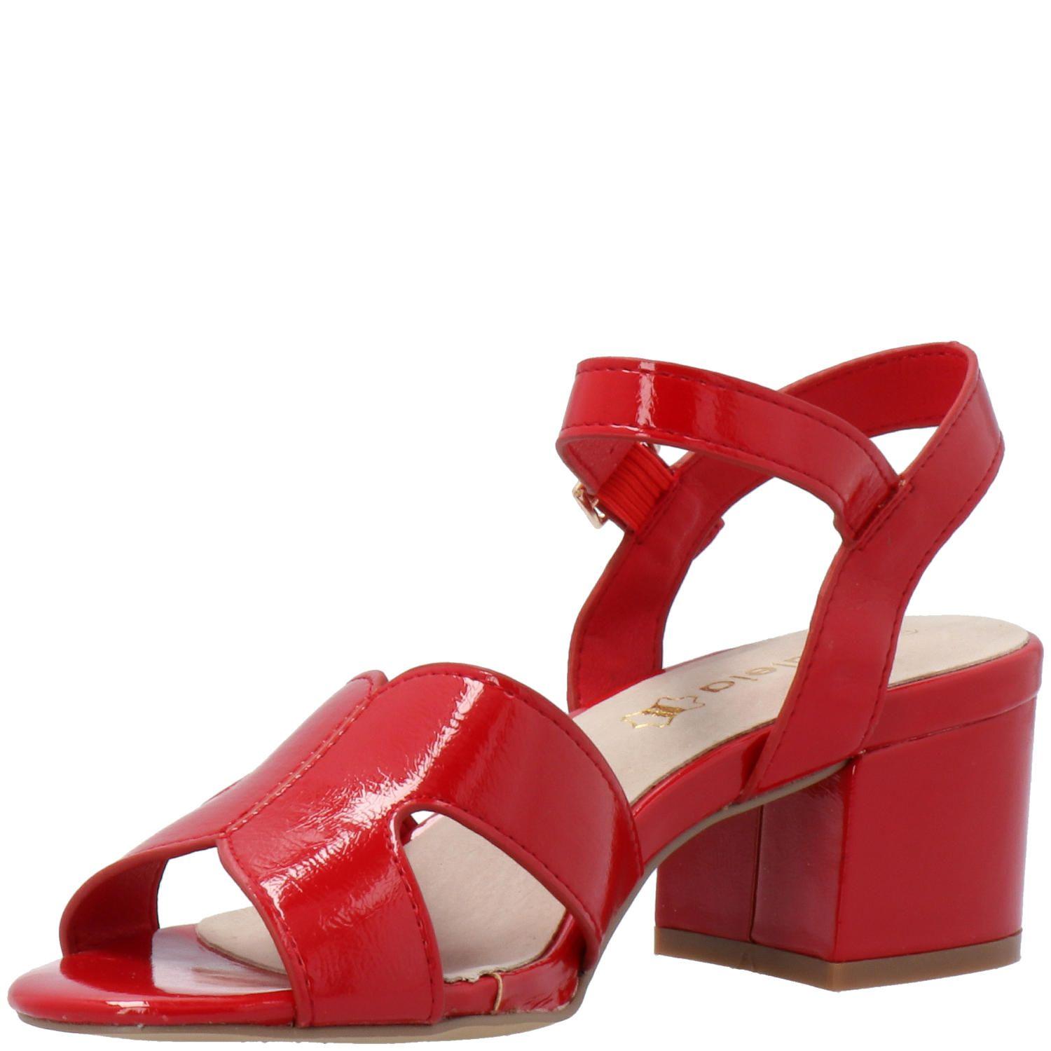 Sandalia Mujer Parker Rojo-3