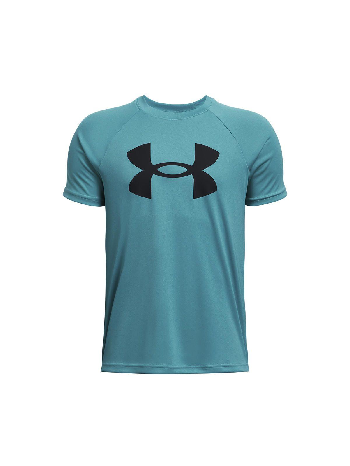 Polera Big Logo UA Tech niño Azul-0