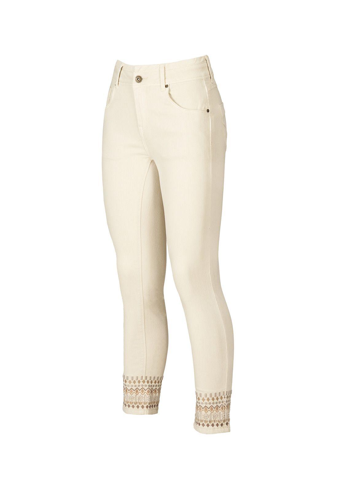 Jeans Mujer Tacora Blanco-0