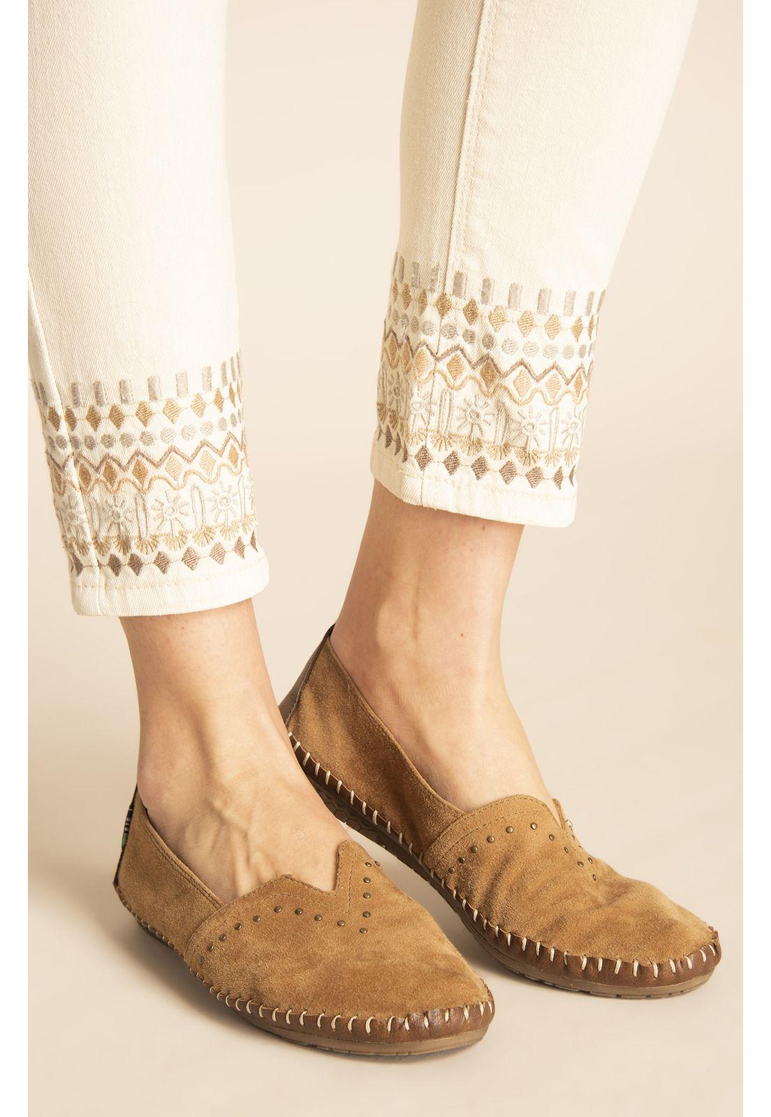 Jeans Mujer Tacora Blanco-5