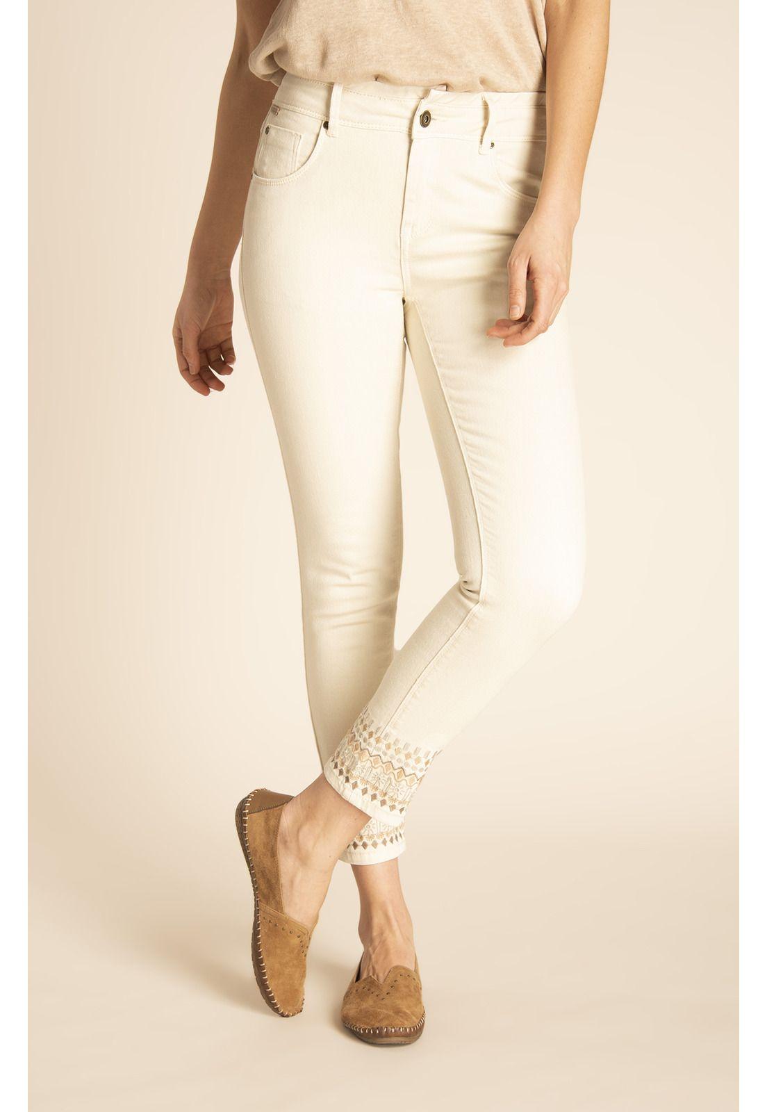 Jeans Mujer Tacora Blanco-6