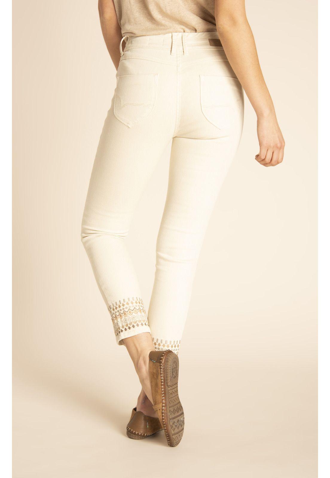 Jeans Mujer Tacora Blanco-7