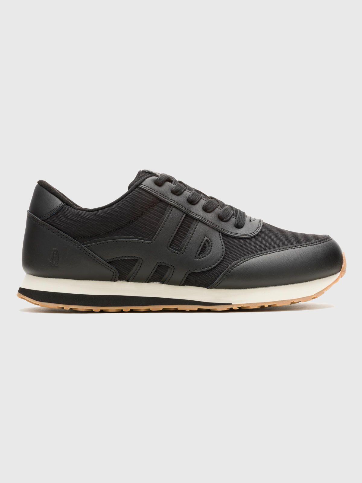 Zapatilla Cuero Hombre Seventy8 Negro-1