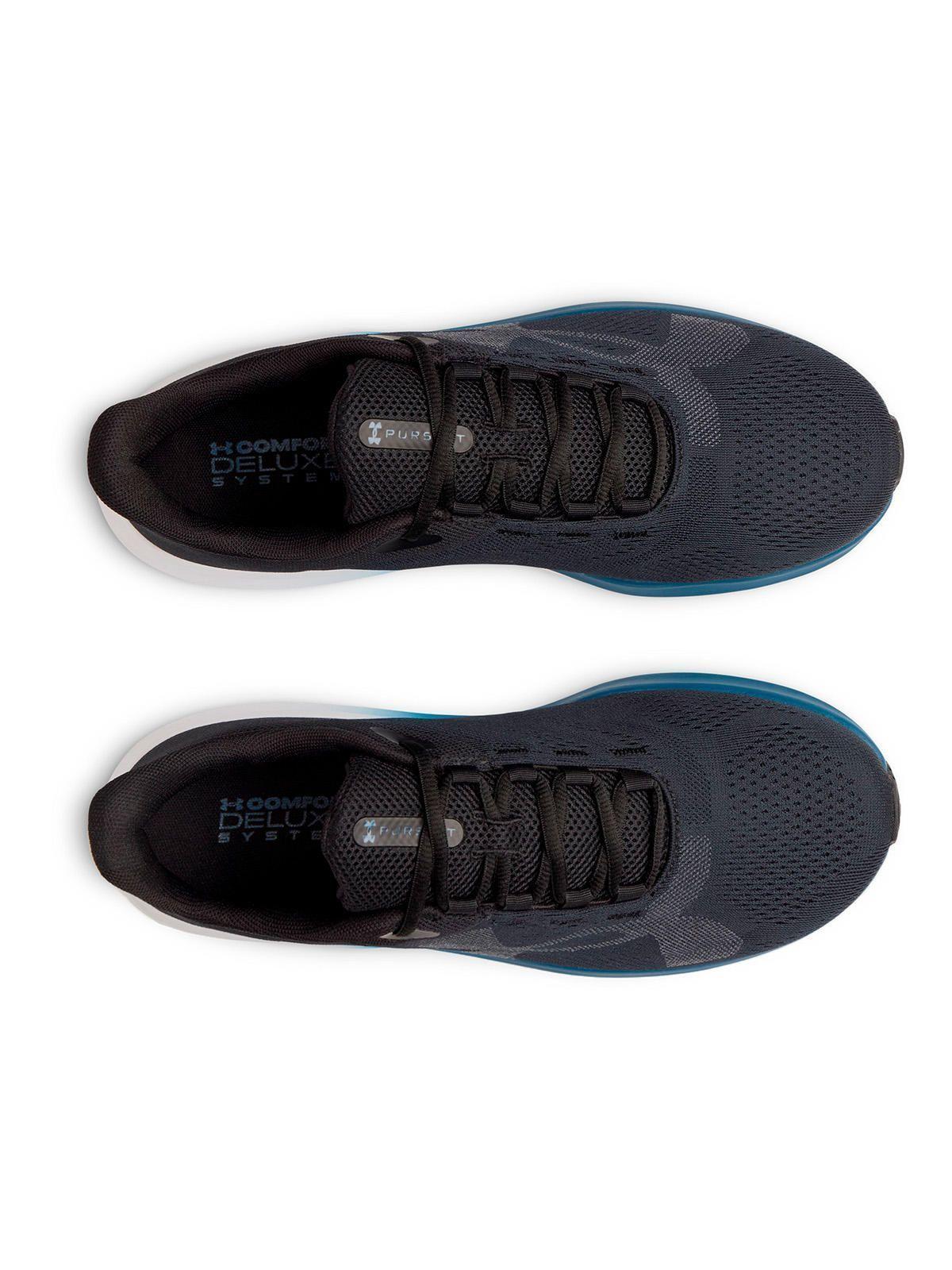 Zapatilla UA Charged Pursuit 4 Big Logo negro-4