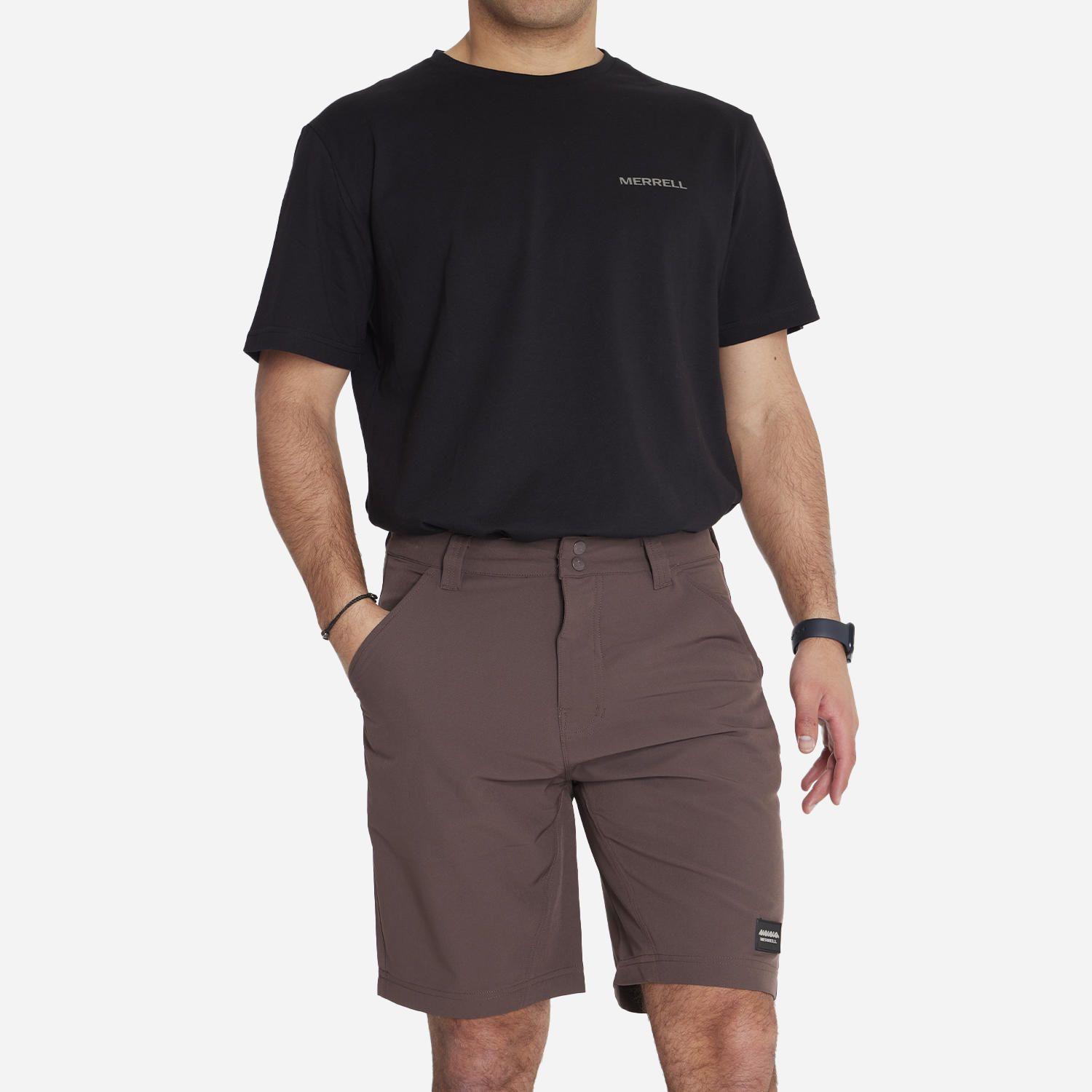 Short Impermeable Walkshort Marrón Hombre-3