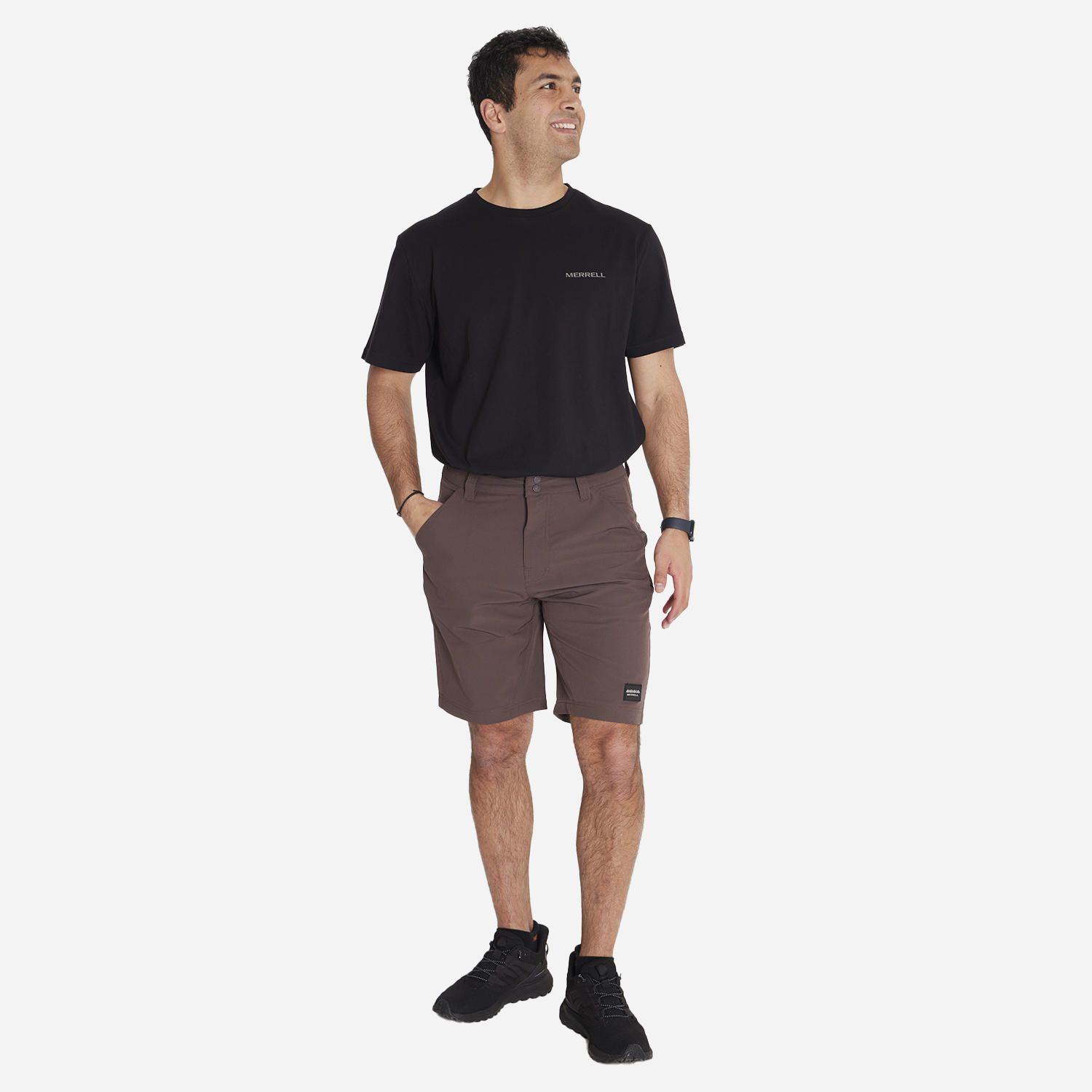 Short Impermeable Walkshort Marrón Hombre-6