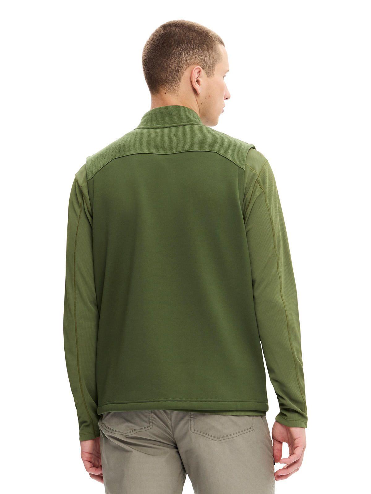 Polar Hombre Spruce Full Zip Vest Verde Musgo-3