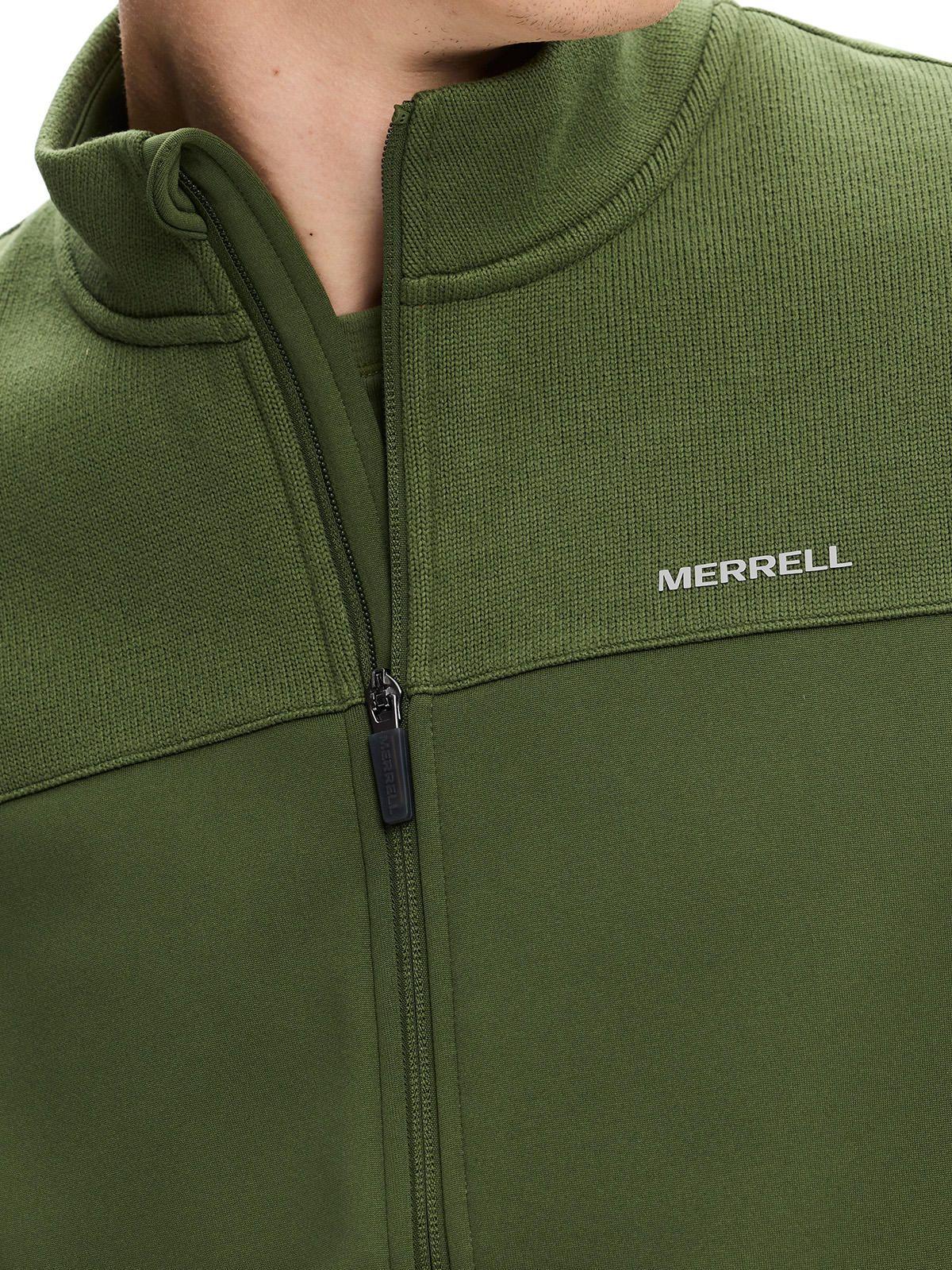 Polar Hombre Spruce Full Zip Vest Verde Musgo-5