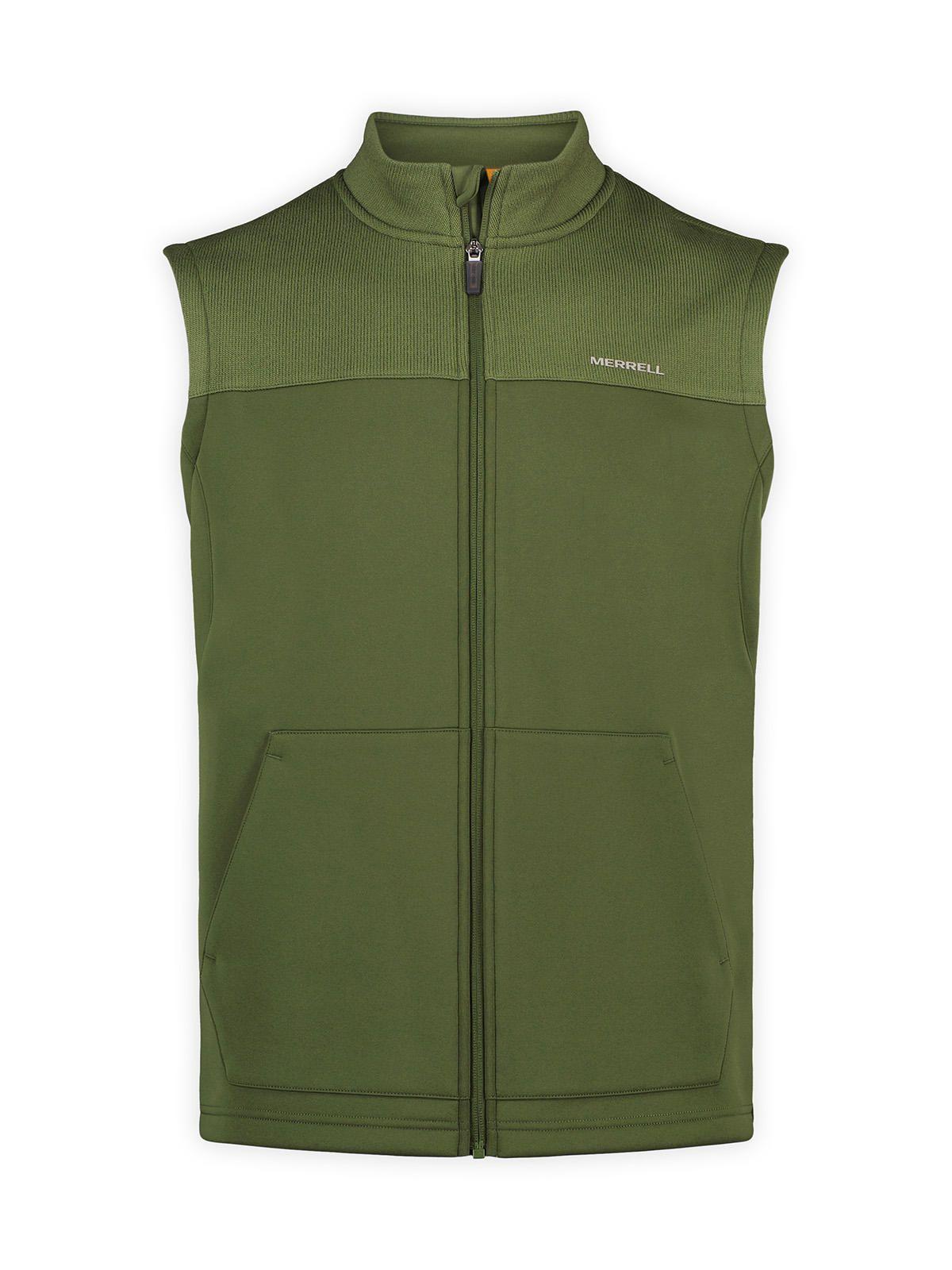 Polar Hombre Spruce Full Zip Vest Verde Musgo-6