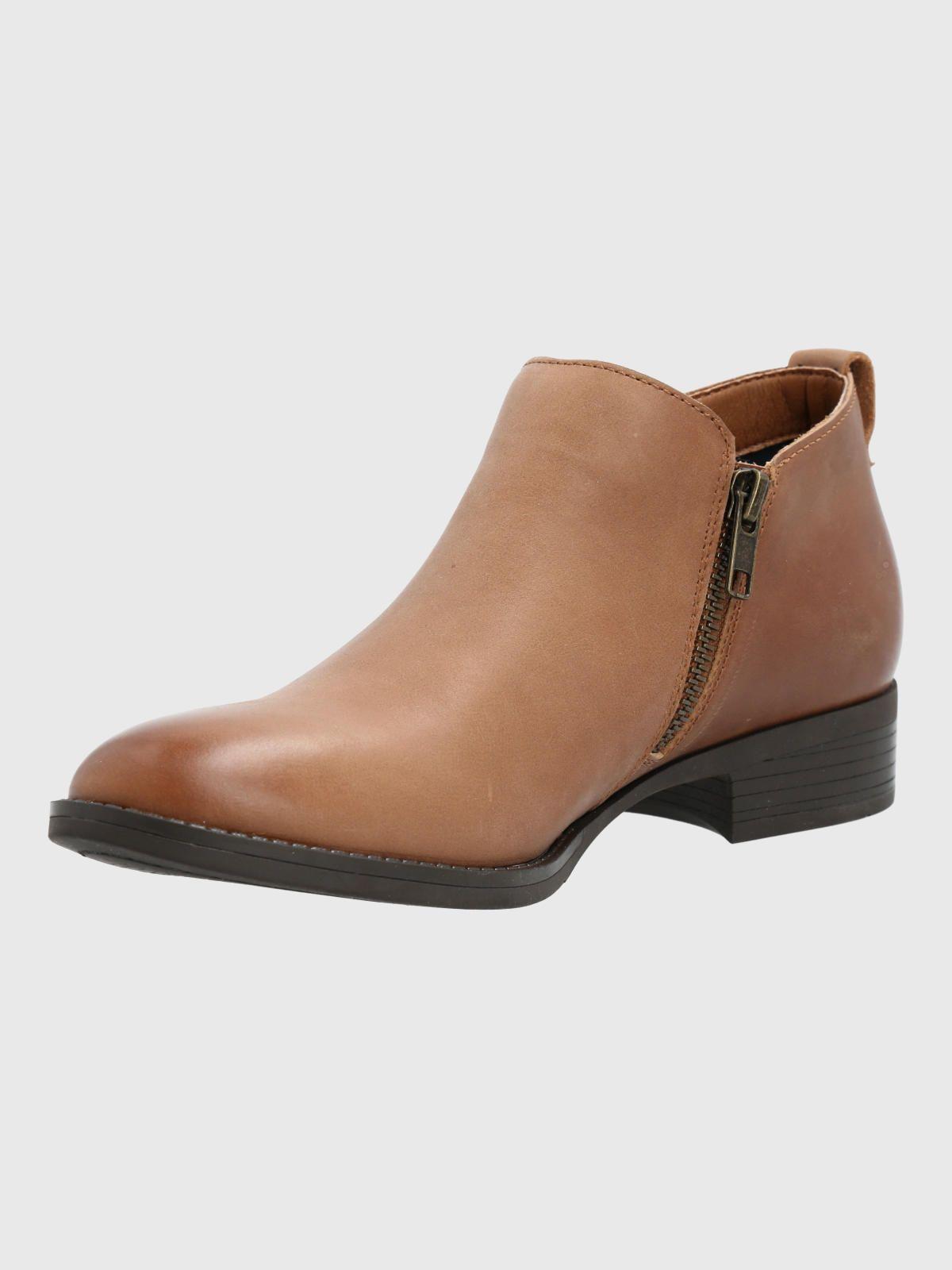 Zapato Cuero Mujer Leiden Café-4