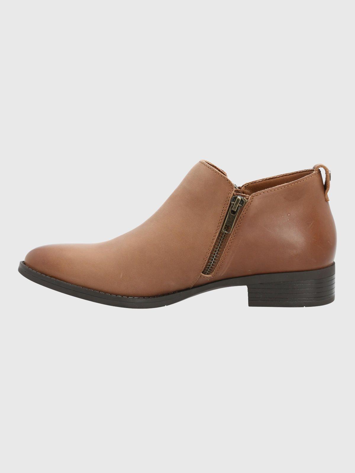 Zapato Cuero Mujer Leiden Café-5