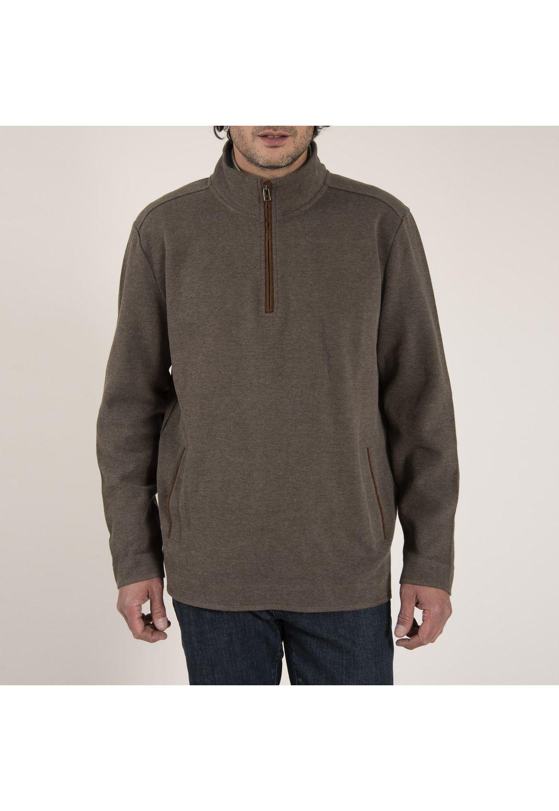 Hoddie Masculino Doble Algodón Organico Verde-1