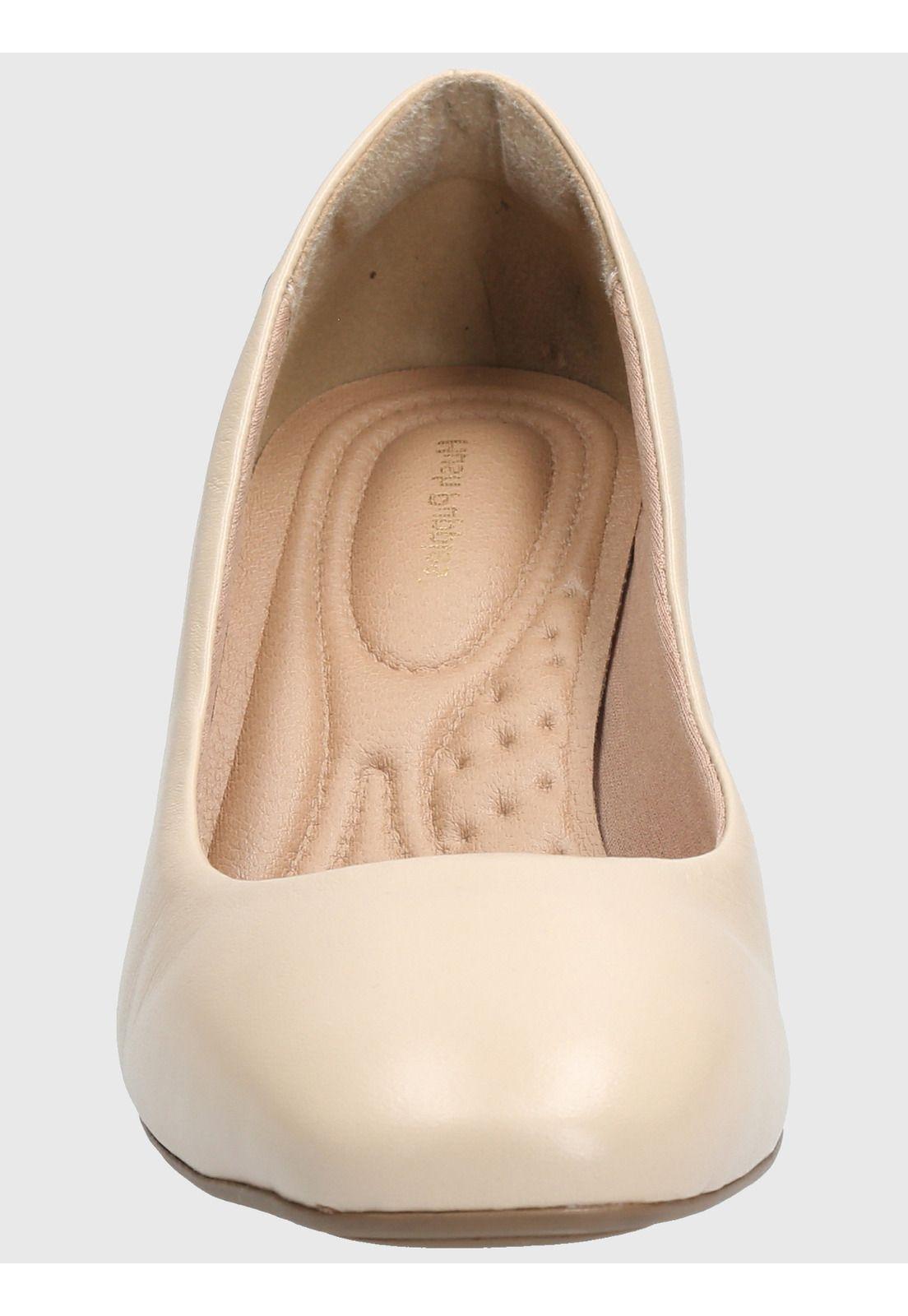Zapato Cuero Mujer Manson Beige-3
