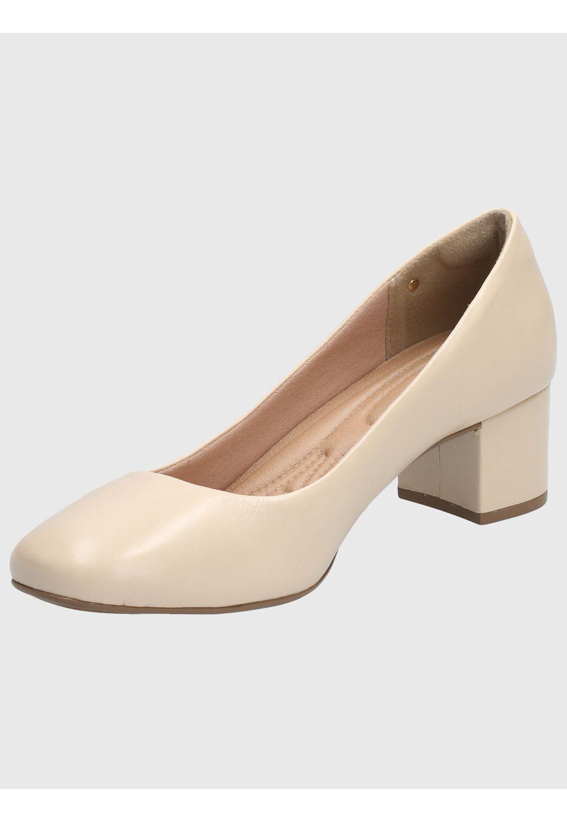Zapato Cuero Mujer Manson Beige-4