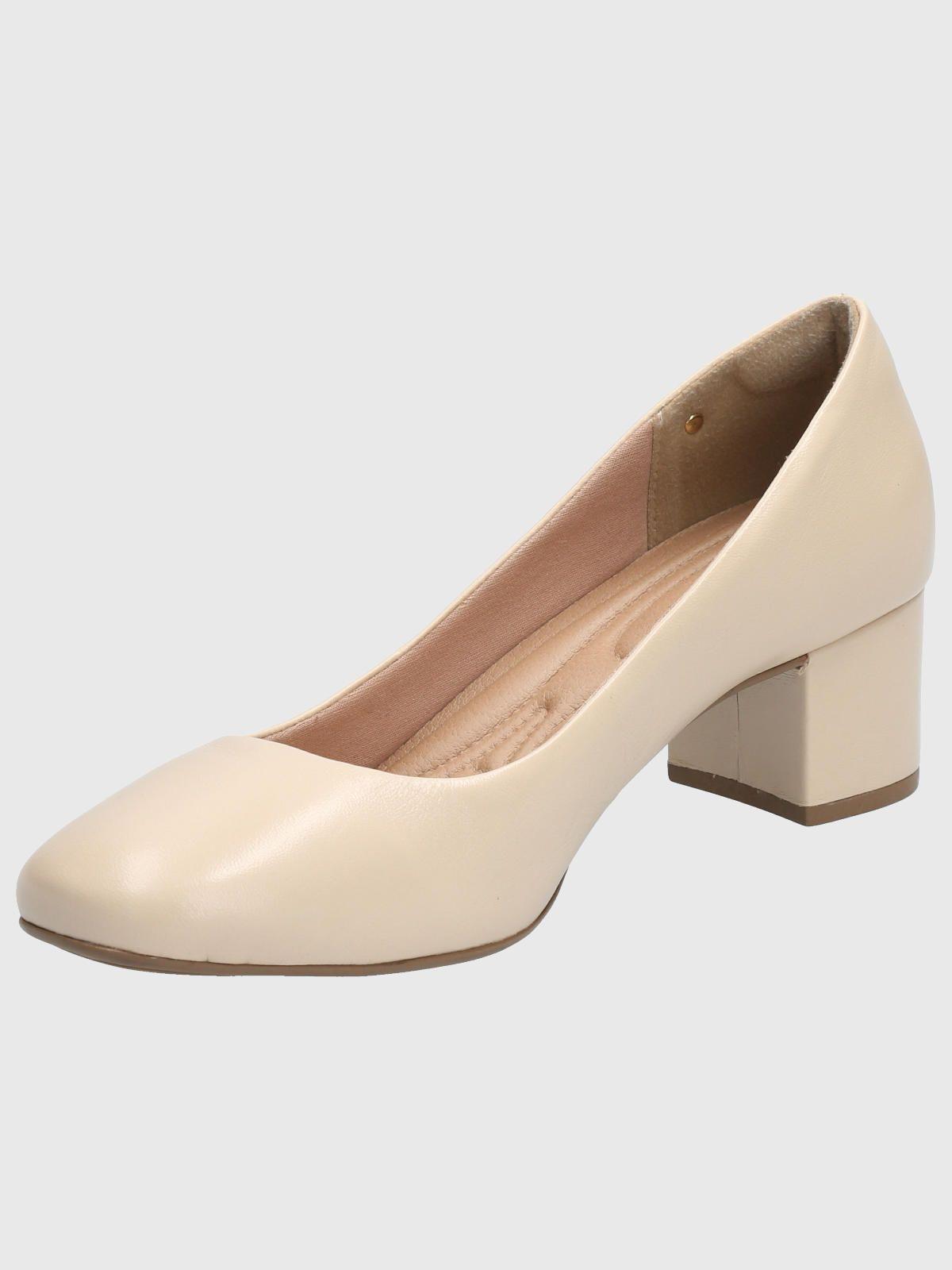 Zapato Cuero Mujer Manson Beige-4