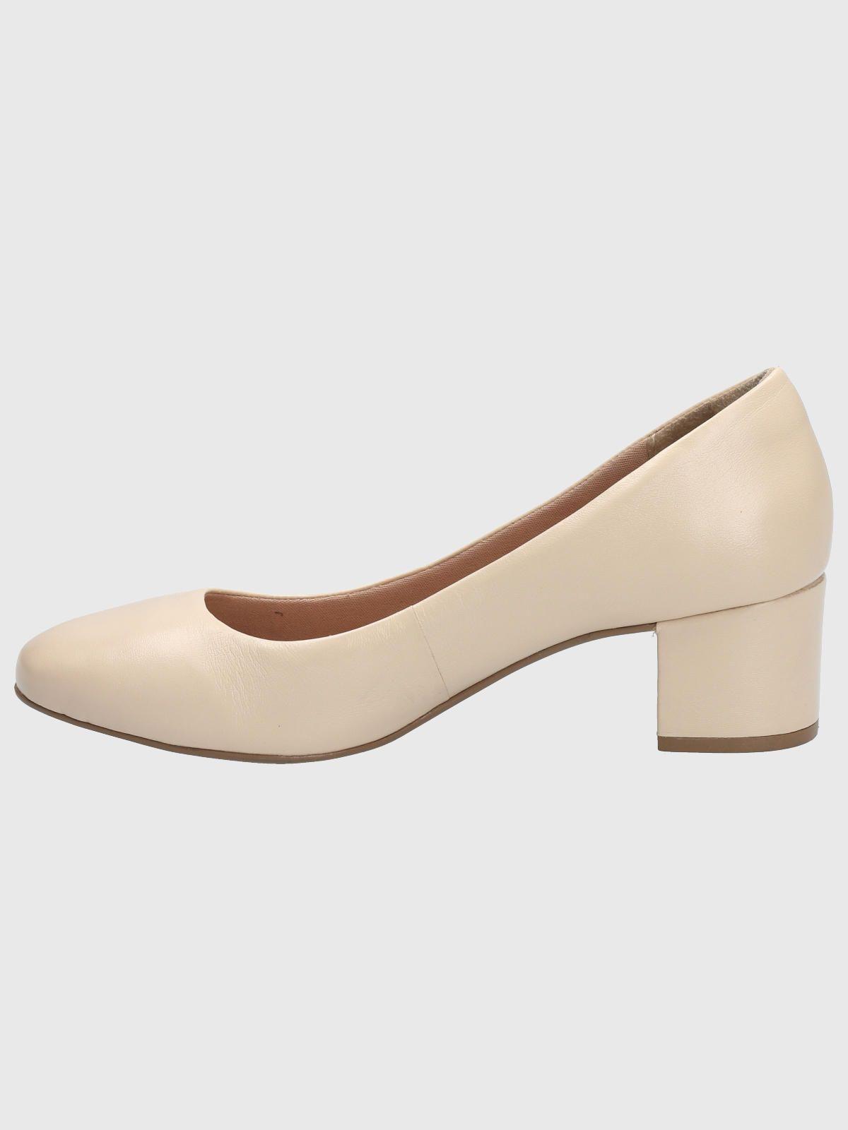 Zapato Cuero Mujer Manson Beige-5