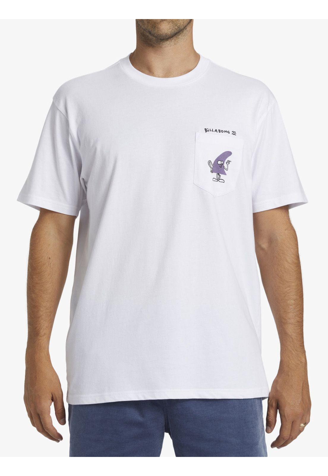 Polera Hombre Funghi Pocket Blanca-0