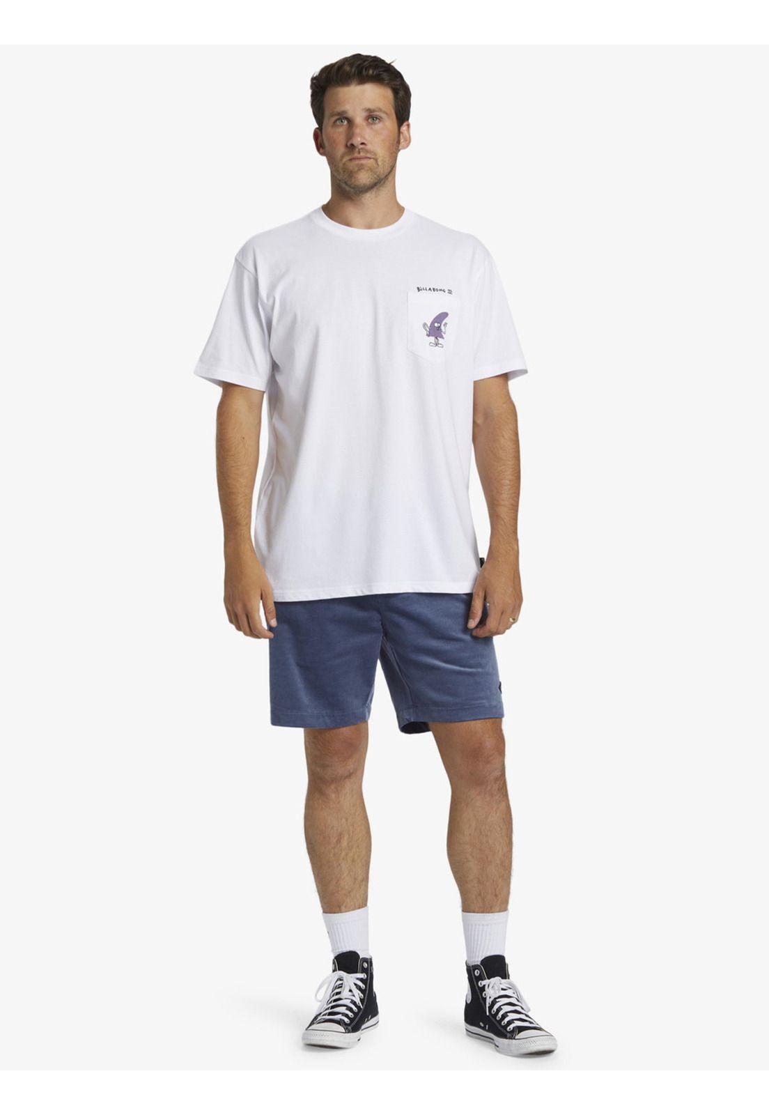 Polera Hombre Funghi Pocket Blanca-3