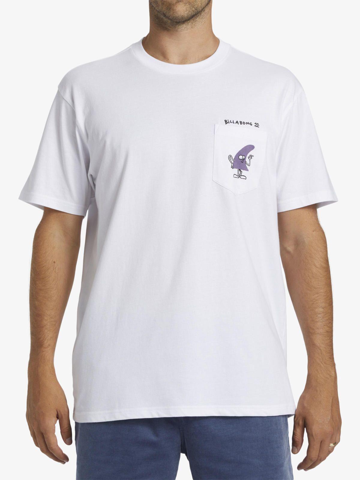 Polera Hombre Funghi Pocket Blanca-0