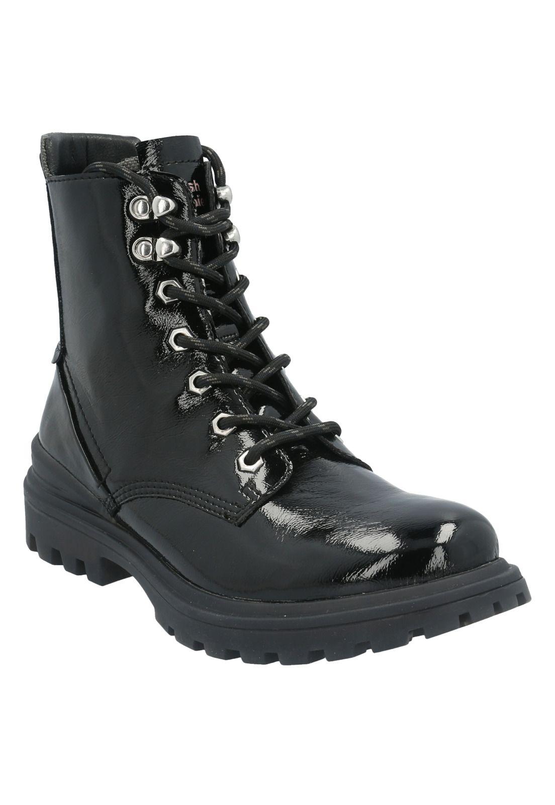 Botin Mujer Fun Negro-0