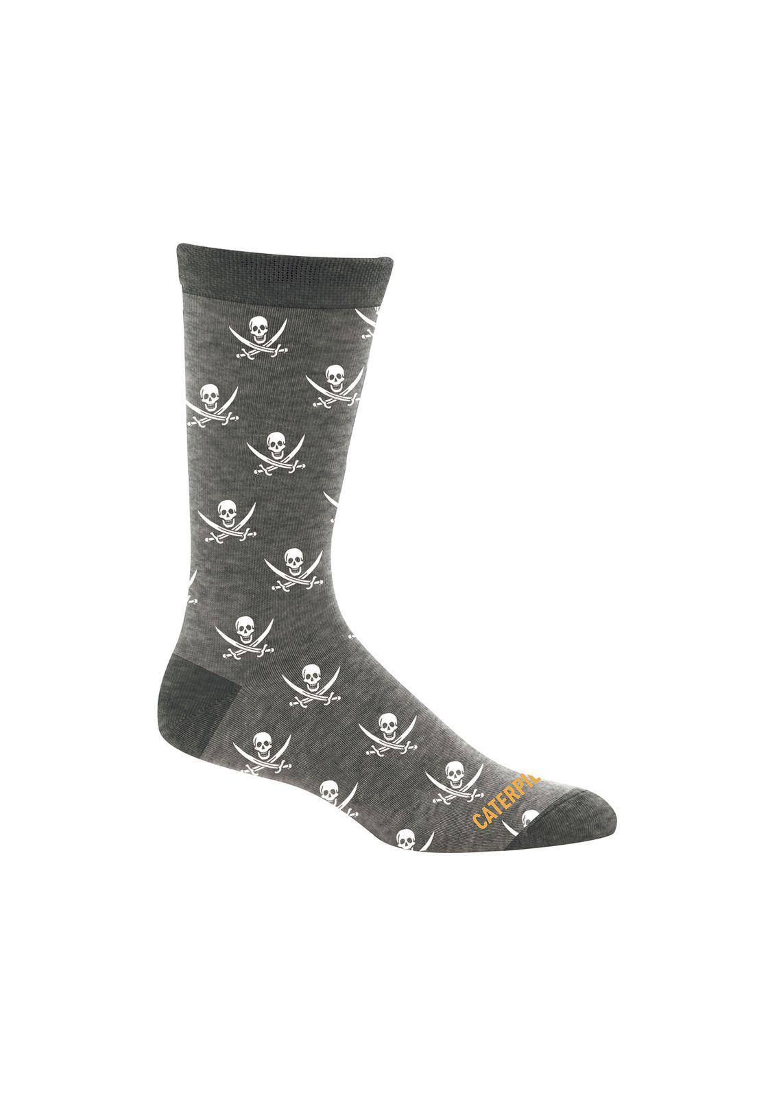 Calcetin Jolly Roger Fashion Gris Cat-0