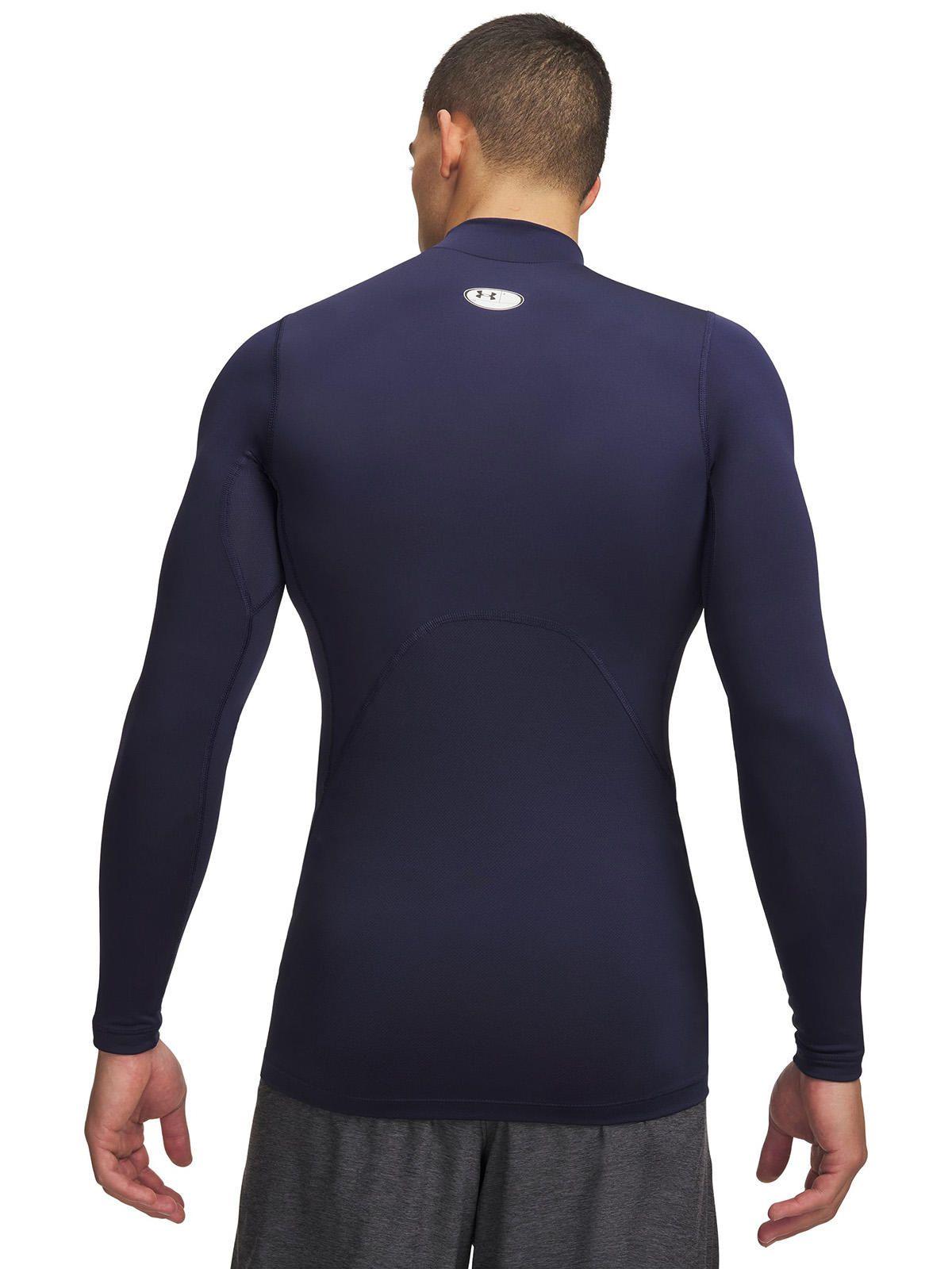 Primera Capa Superior Hombre Coldgear Comp Mock Azul-4