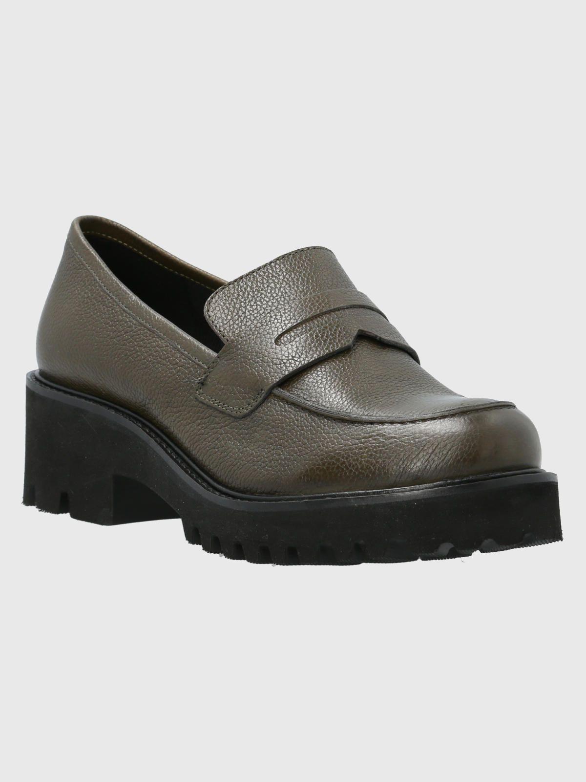 Mocasín Cuero Mujer Sophie Verde-0