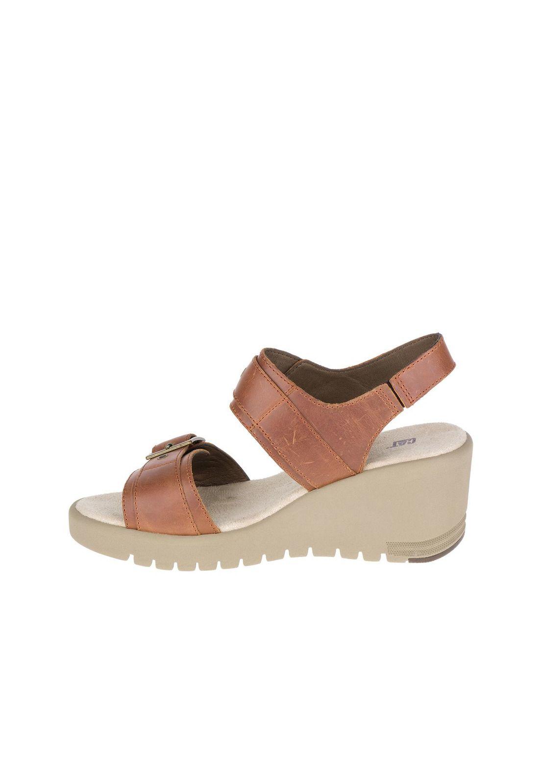 Sandalia Mujer Casual Billow Café-2