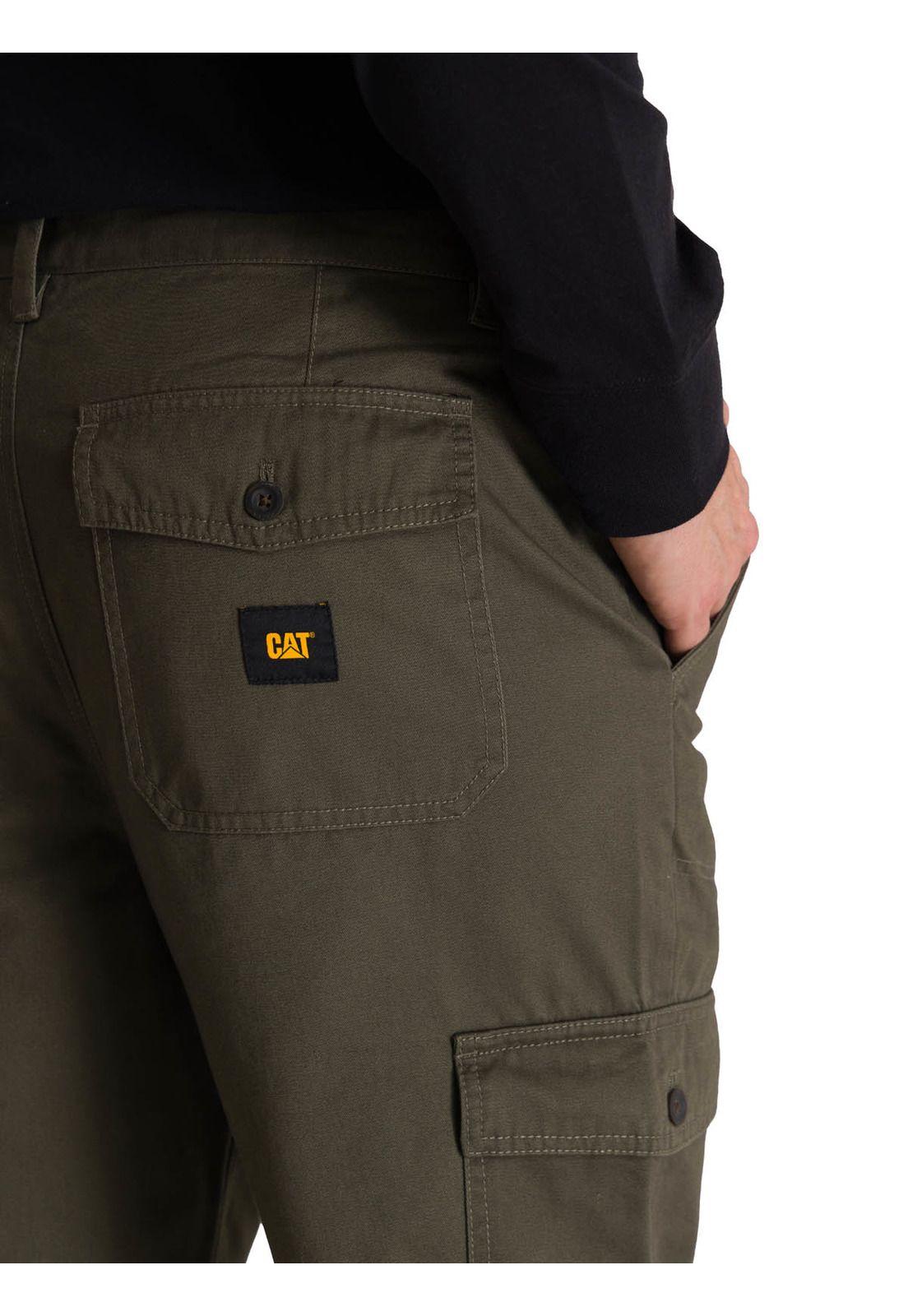 Pantalón Hombre Cargo Straight Oliva-6