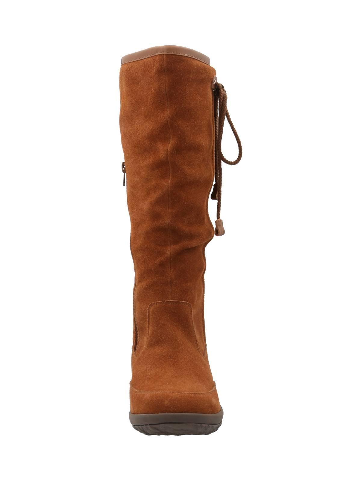 Bota Cuero Mujer New Amboro Café-3