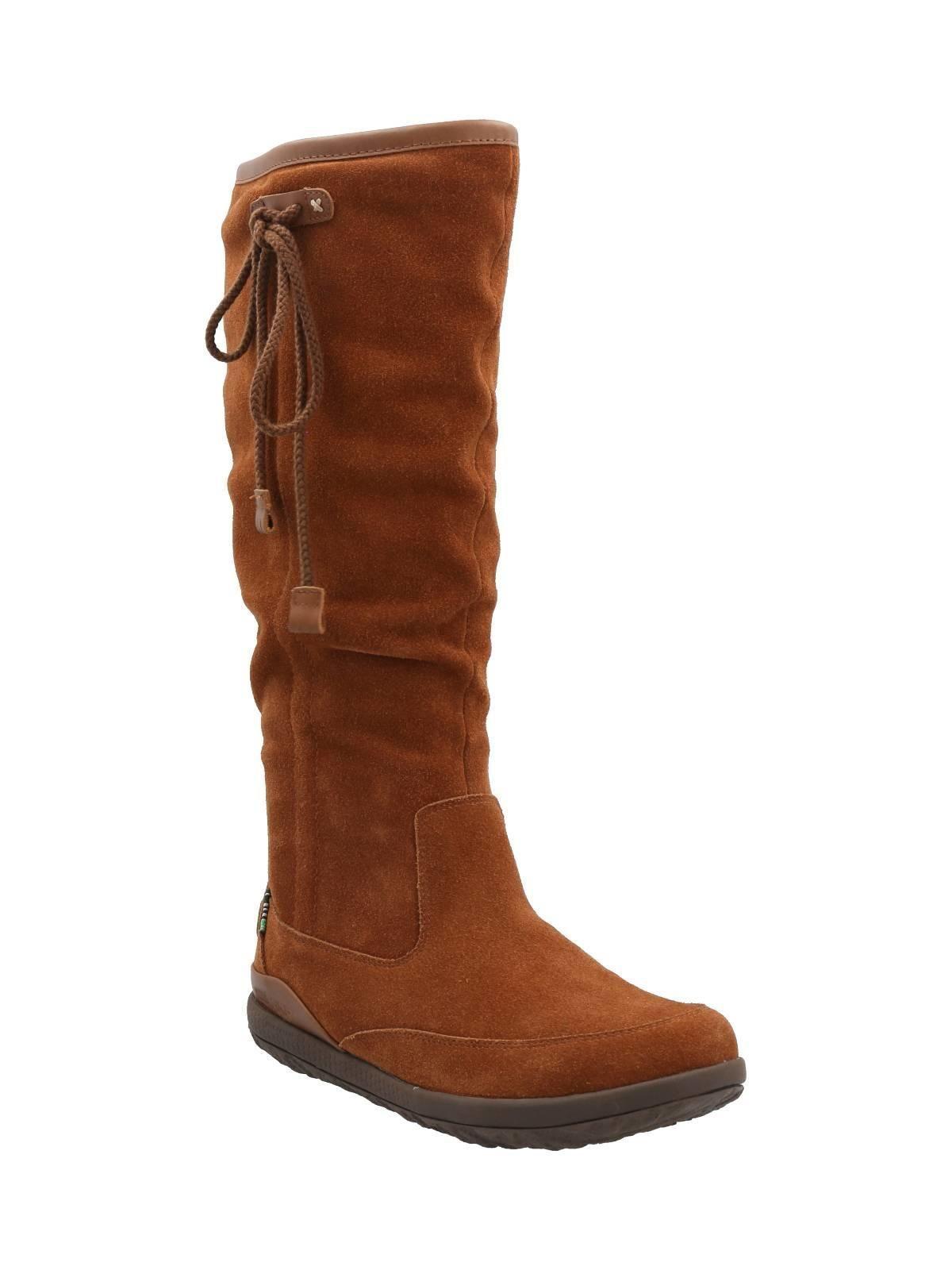 Bota Cuero Mujer New Amboro Café-1