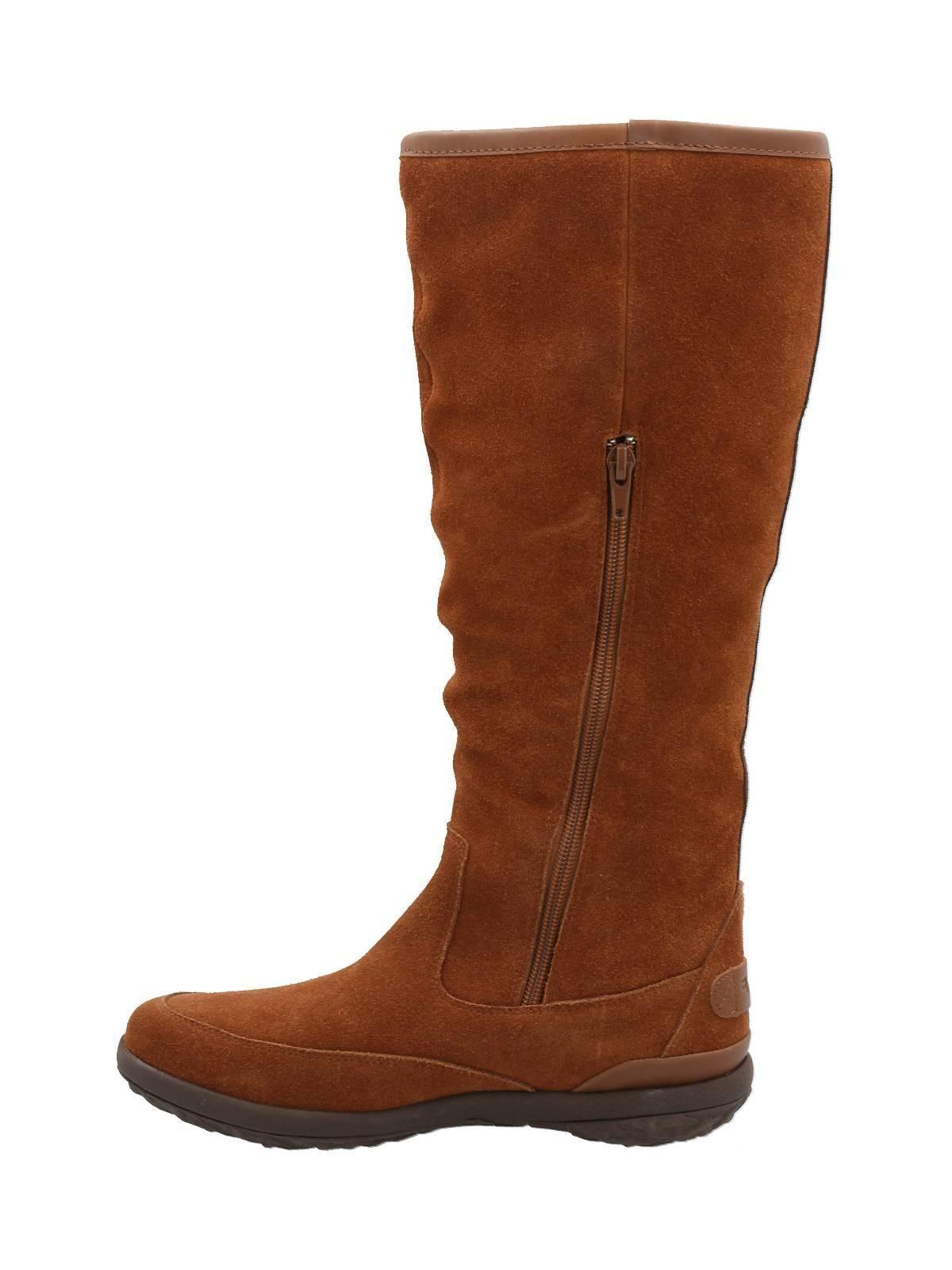Bota Cuero Mujer New Amboro Café-5