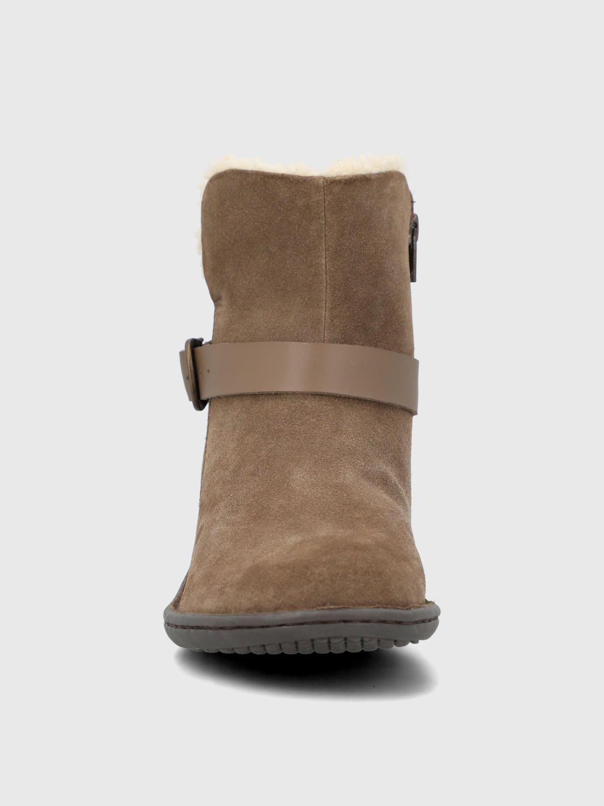 Botin Cuero Mujer Ancona II Café-3