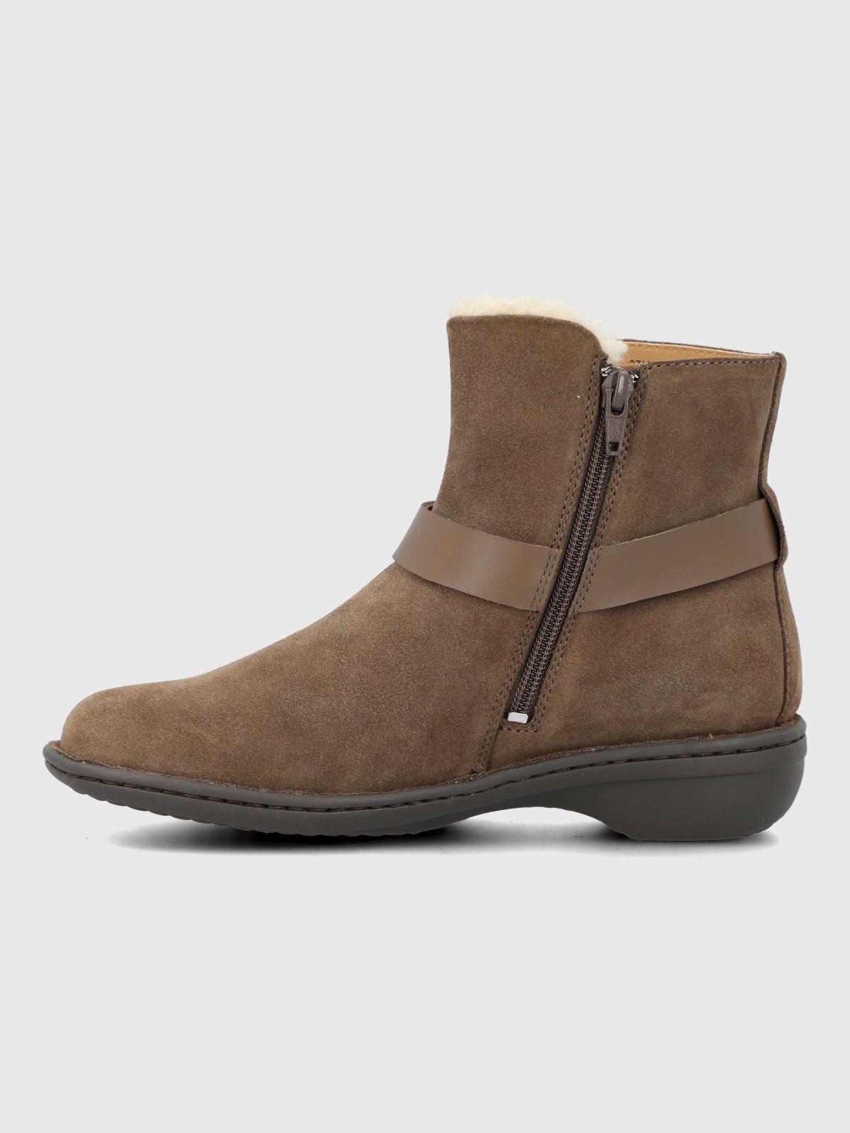 Botin Cuero Mujer Ancona II Café-4