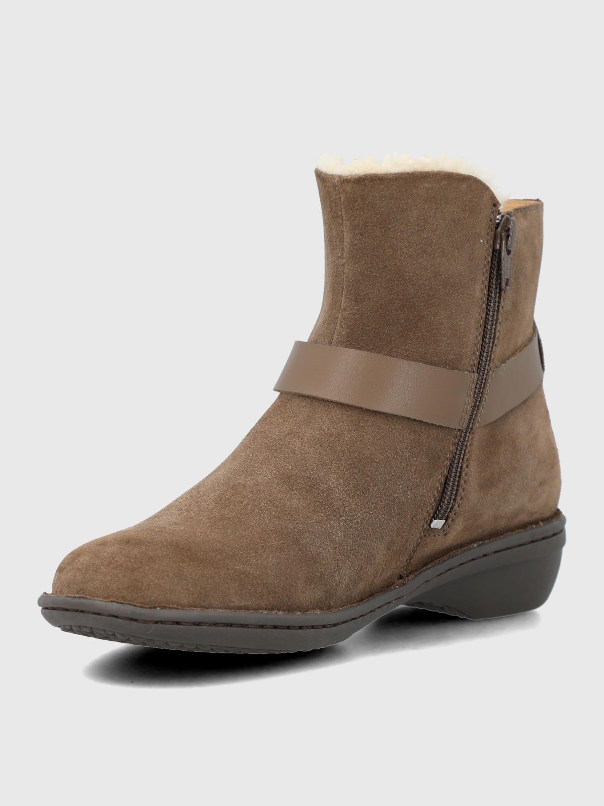 Botin Cuero Mujer Ancona II Café-5