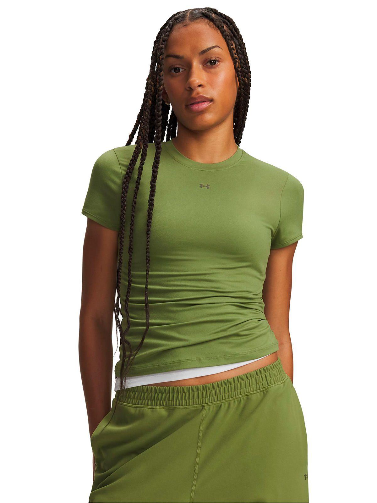 Polera manga corta Motion Fitted verde Mujer-0