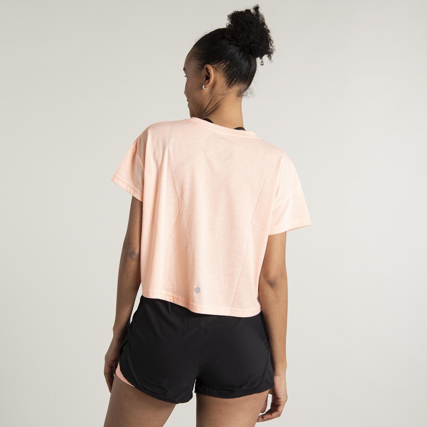 Polera Mujer Crew Neck T-Shirt Durazno-2