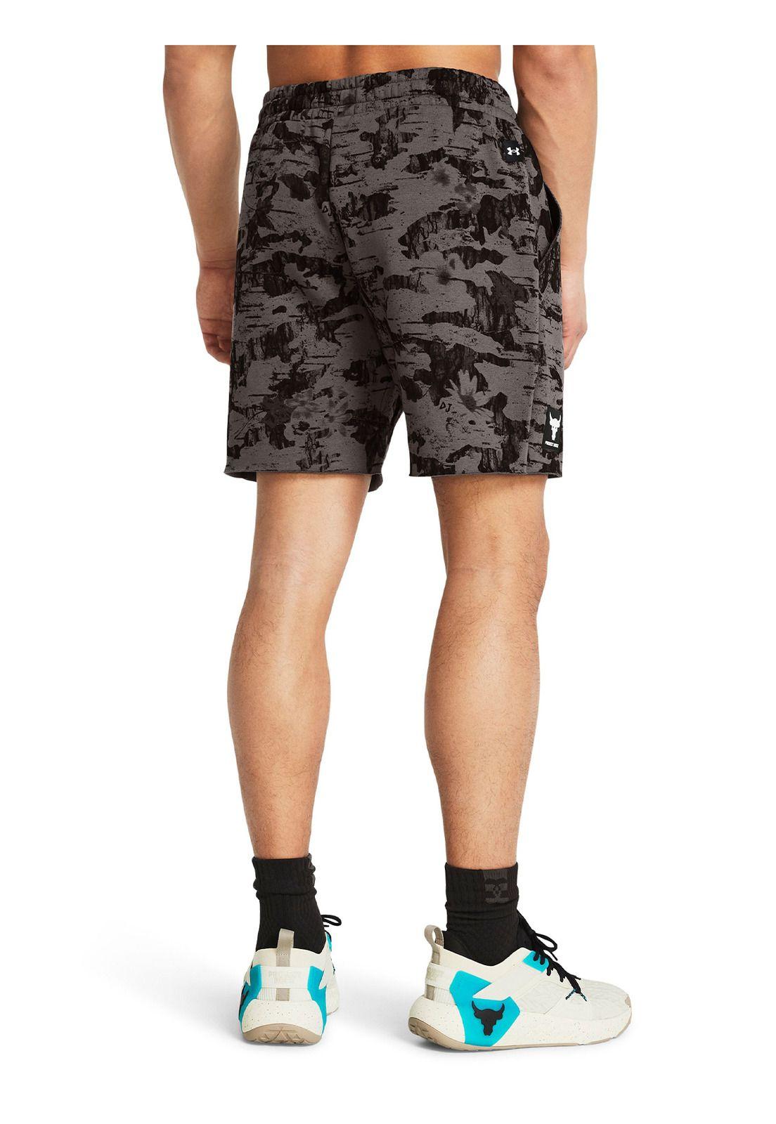 Shorts Project Rock Essential hombre Café-4