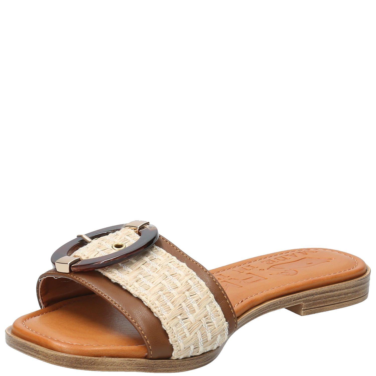 Sandalia Mujer Rosola Beige-4