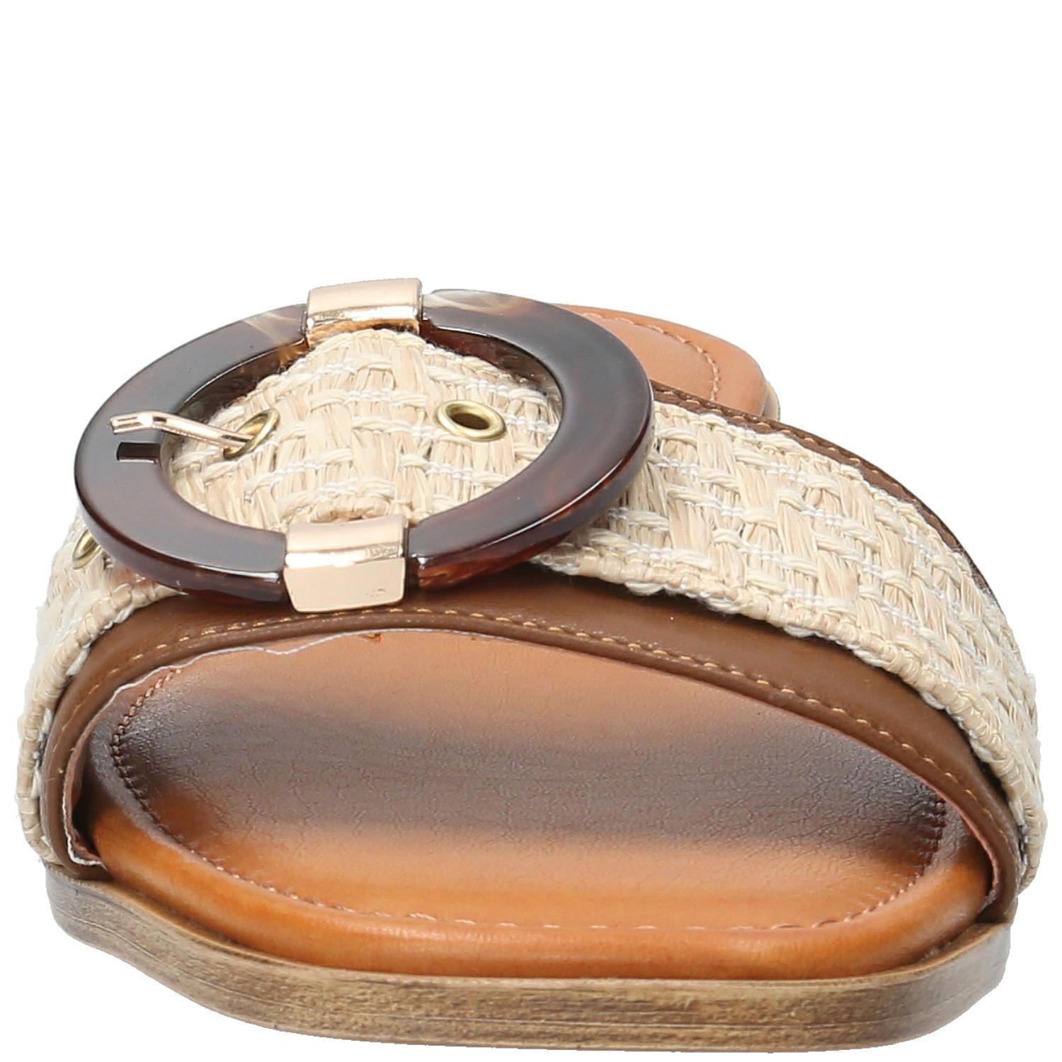 Sandalia Mujer Rosola Beige-3
