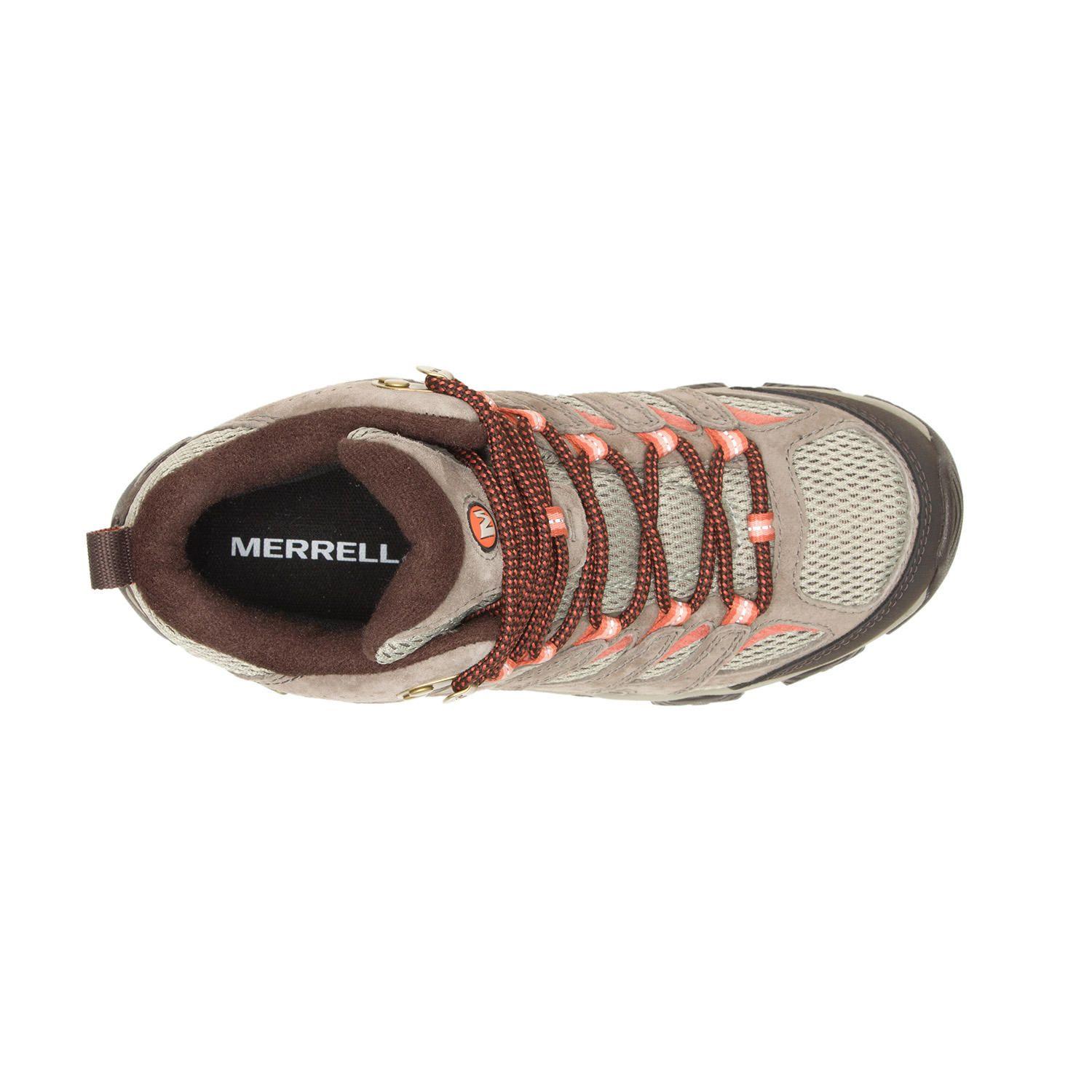 Botin Mujer Moab 3 Mid Waterproof Café Claro-4