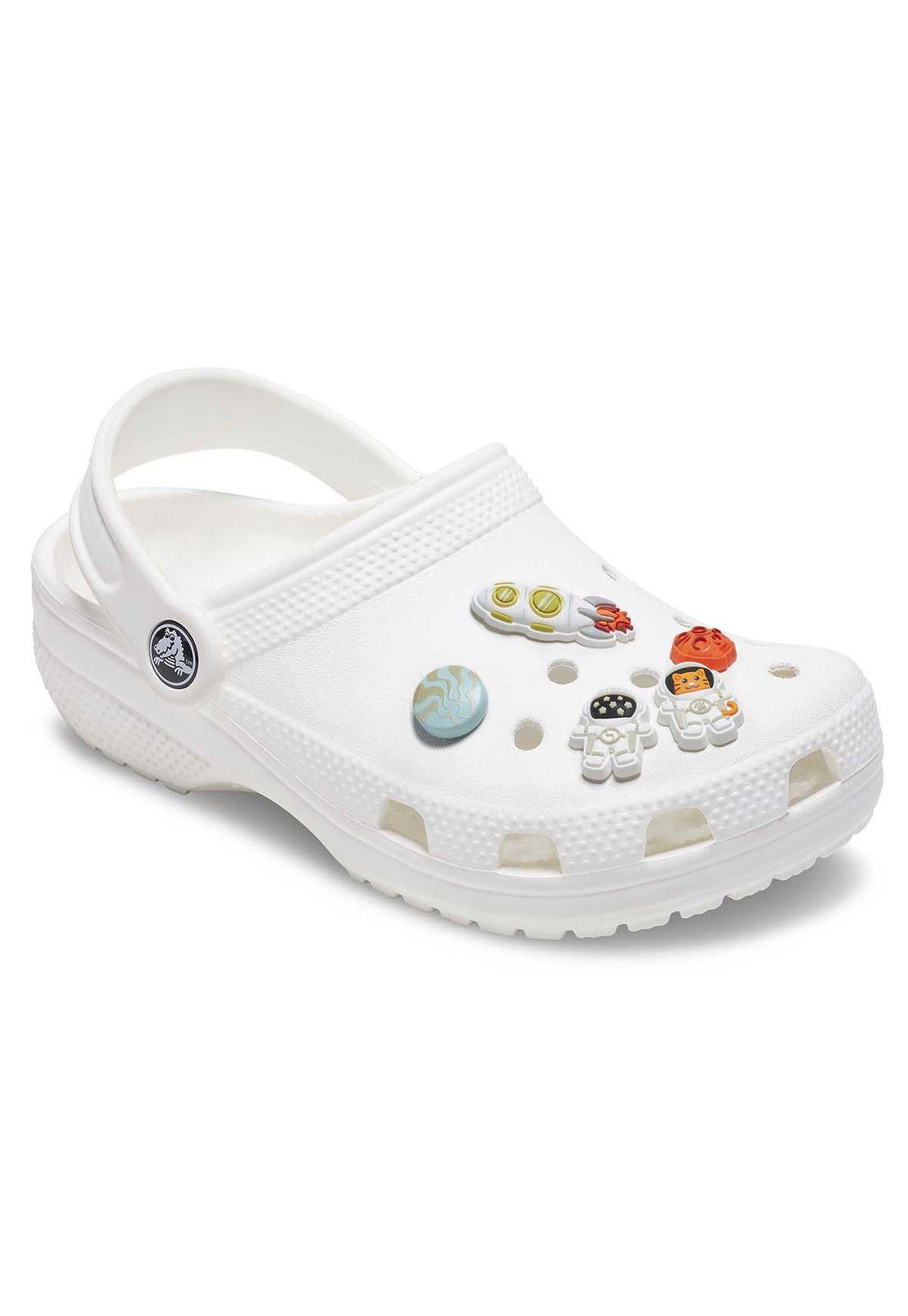 Jibbitz Crocs Astronauta Pack 5 Blanco-1