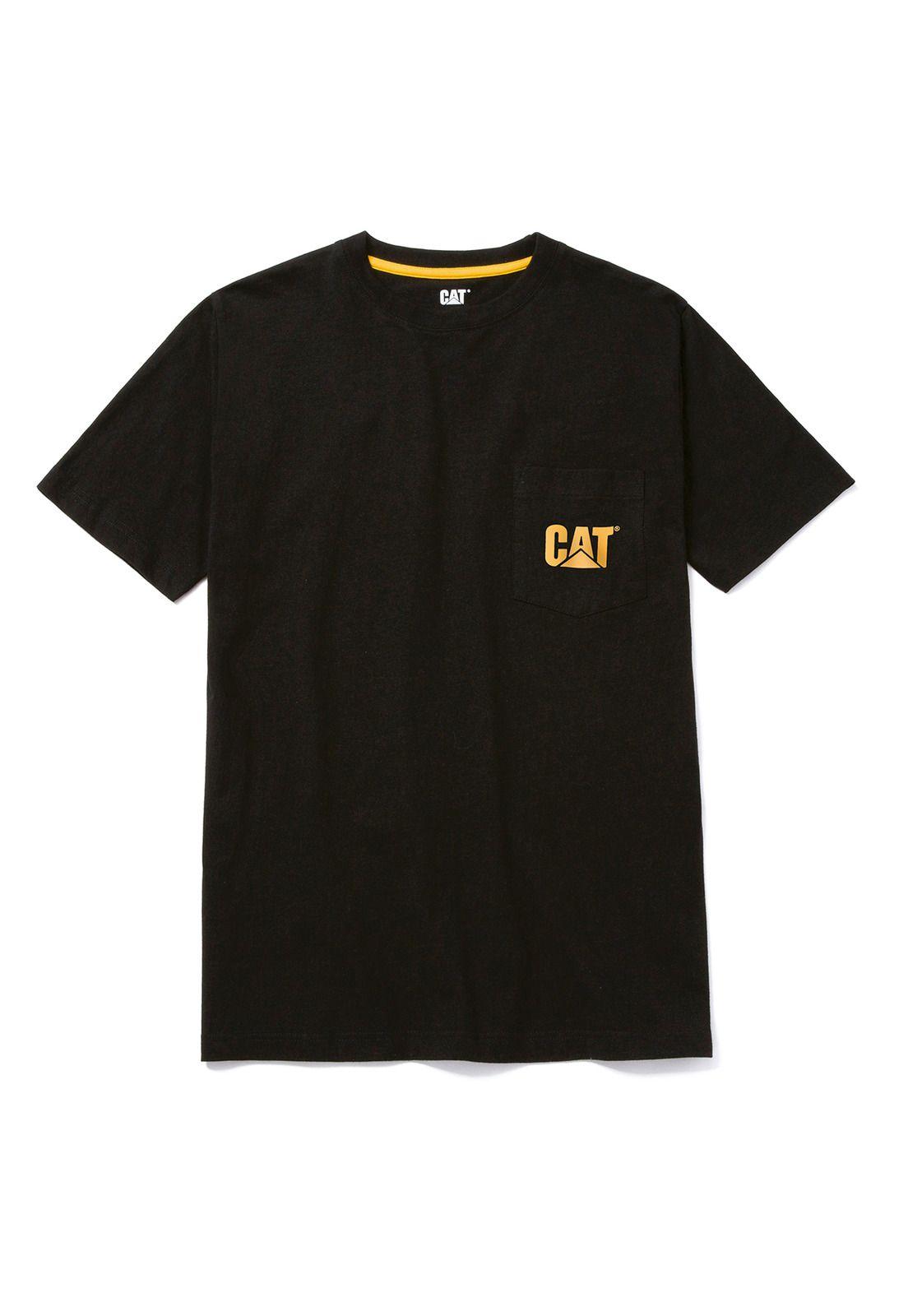 Polera Manga Corta Hombre Logo Pocket Tee Negro-3